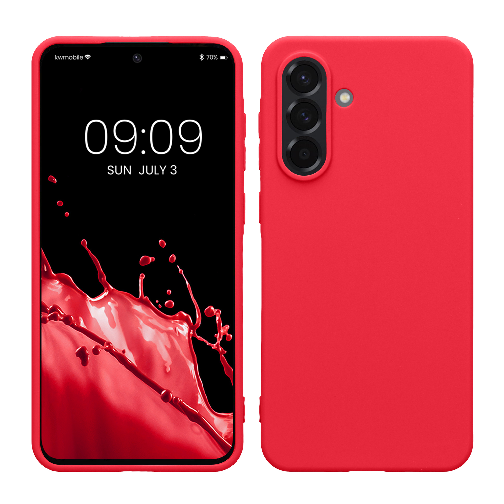 Kryt na mobil Samsung Galaxy A36 5G kwmobile TPU neonově růžový