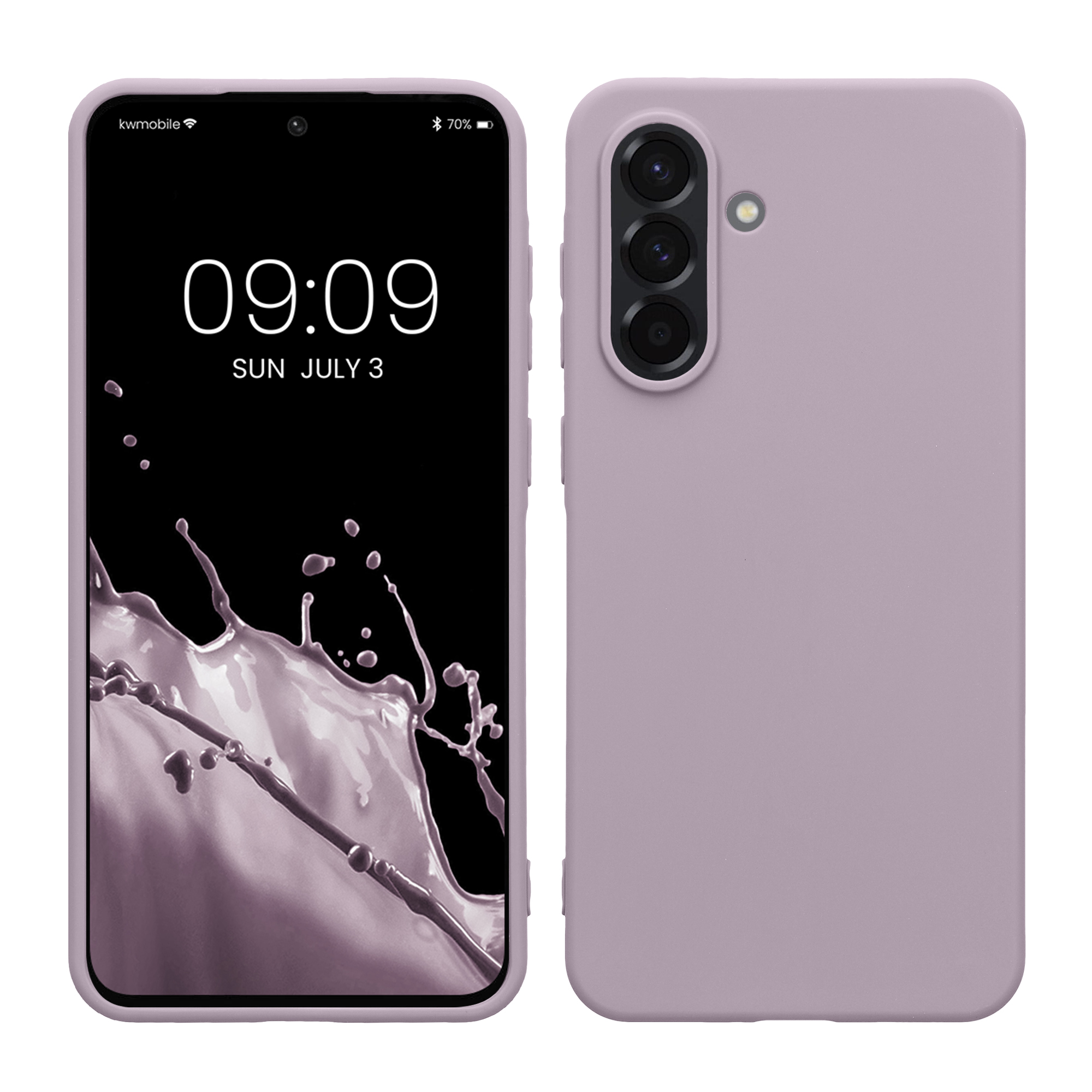 Kryt na mobil Samsung Galaxy A36 5G kwmobile TPU levandulový