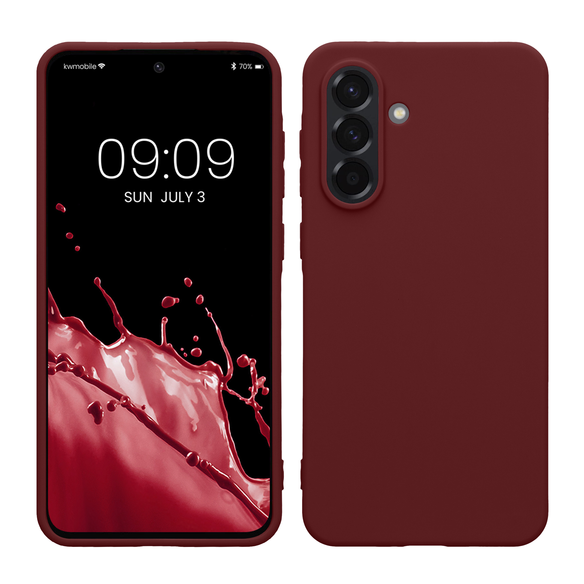 Kryt na mobil Samsung Galaxy A36 5G kwmobile TPU vínově fialový