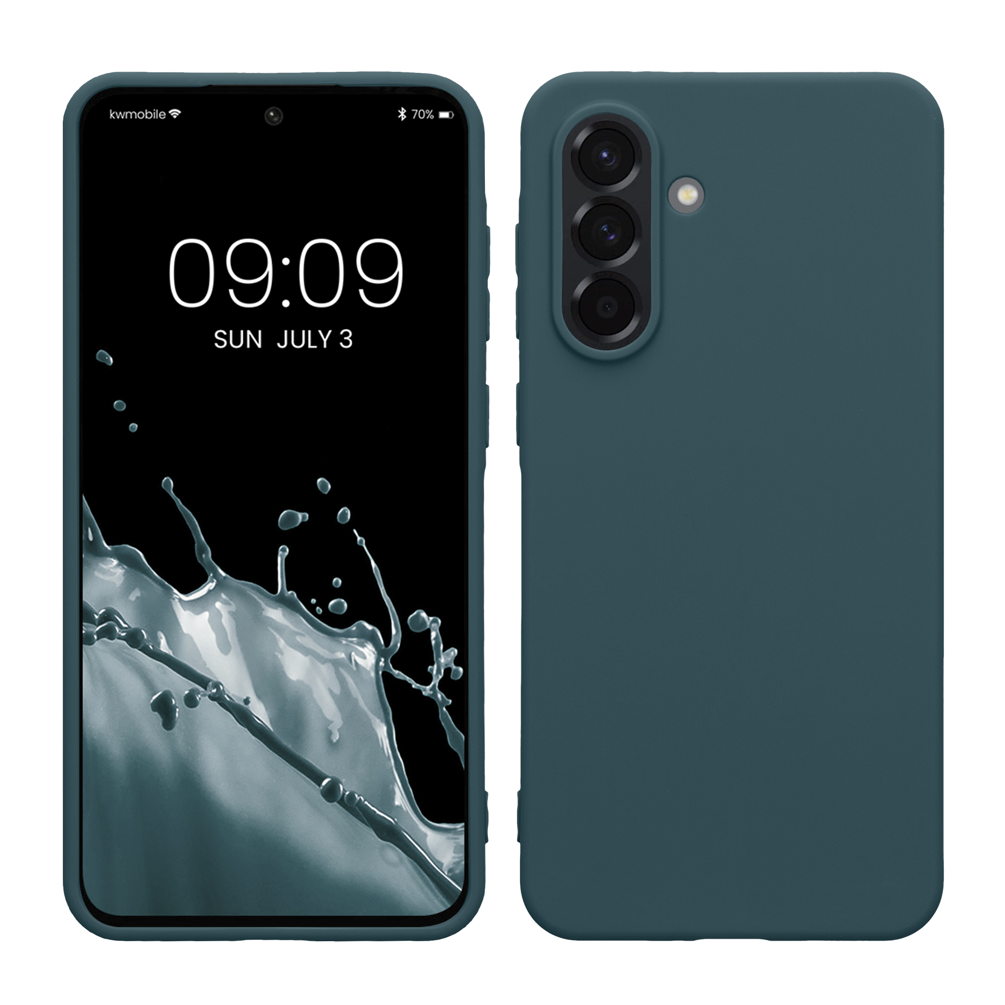 Kryt na mobil Samsung Galaxy A36 5G kwmobile TPU tmavě břidlicový