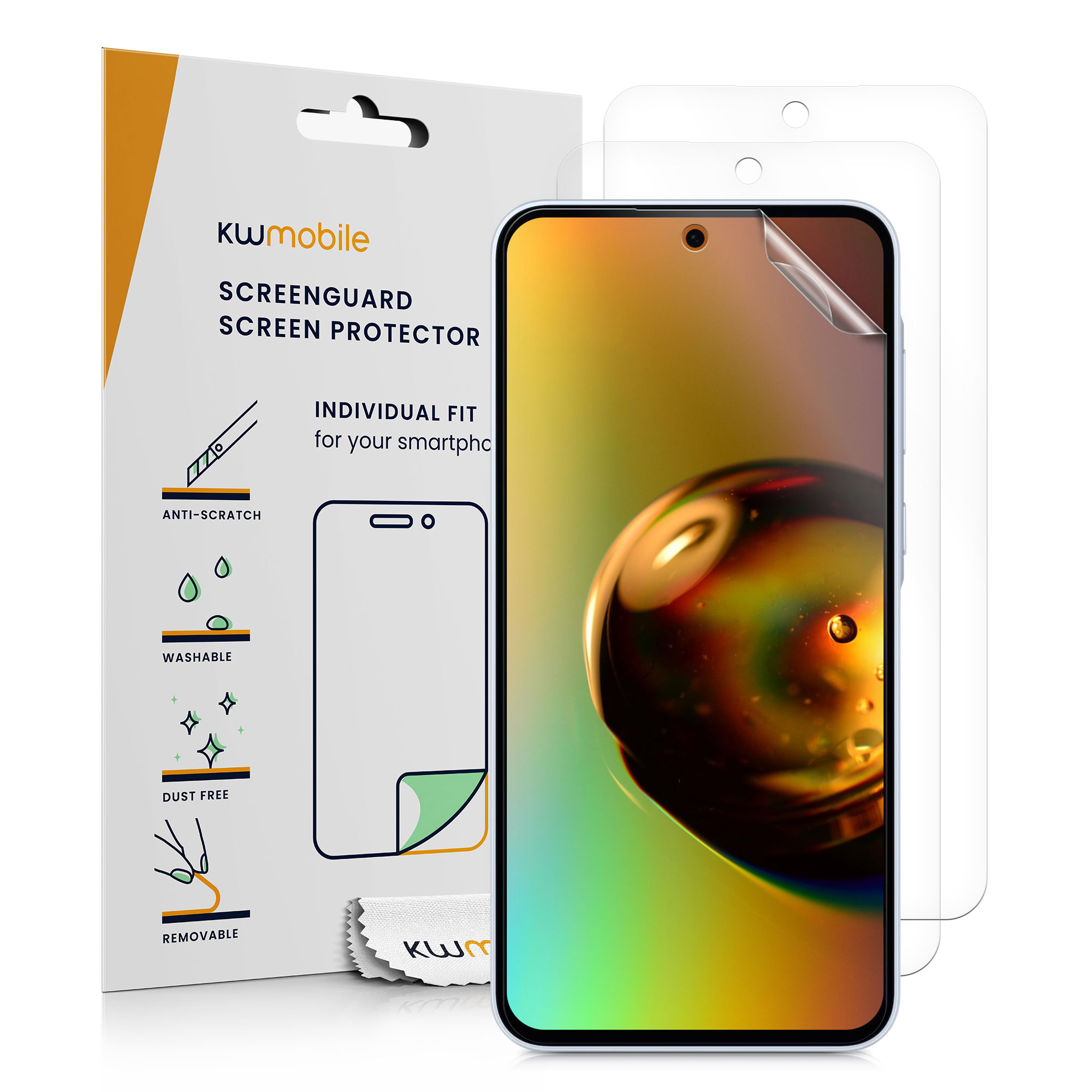 Ochranné fólie Samsung Galaxy A36 5G kwmobile 3 ks