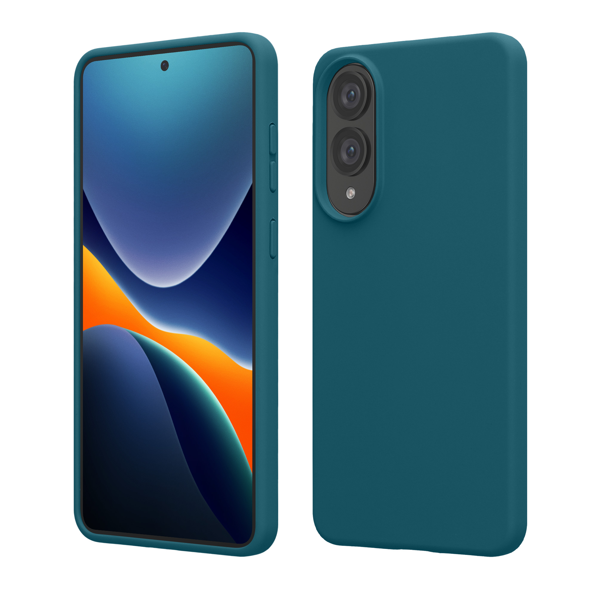 Kryt na mobil Samsung Galaxy S25 Edge kwmobile matná petrolejová