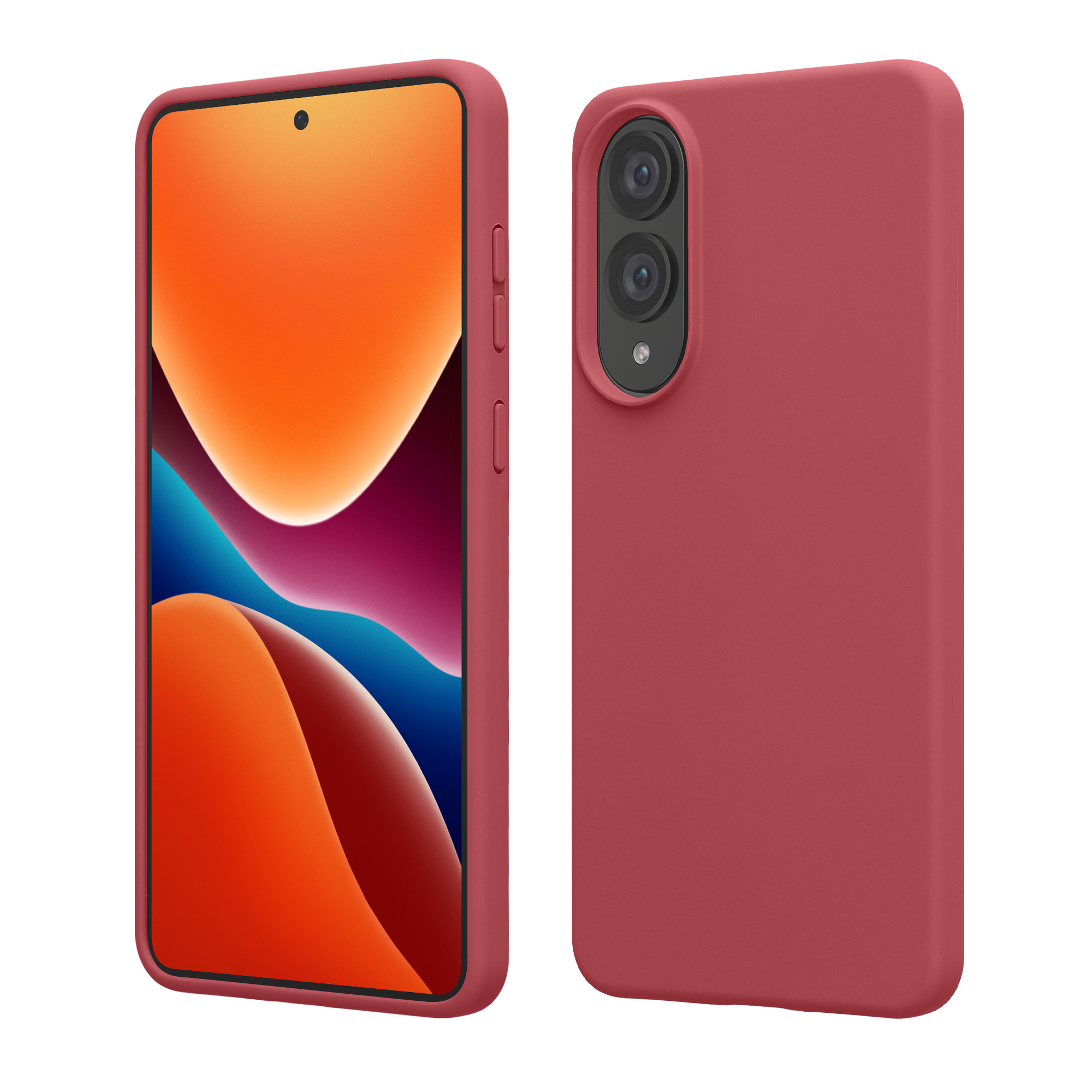 Kryt na mobil Samsung Galaxy S25 Edge kwmobile tmavě růžová Dark Rose