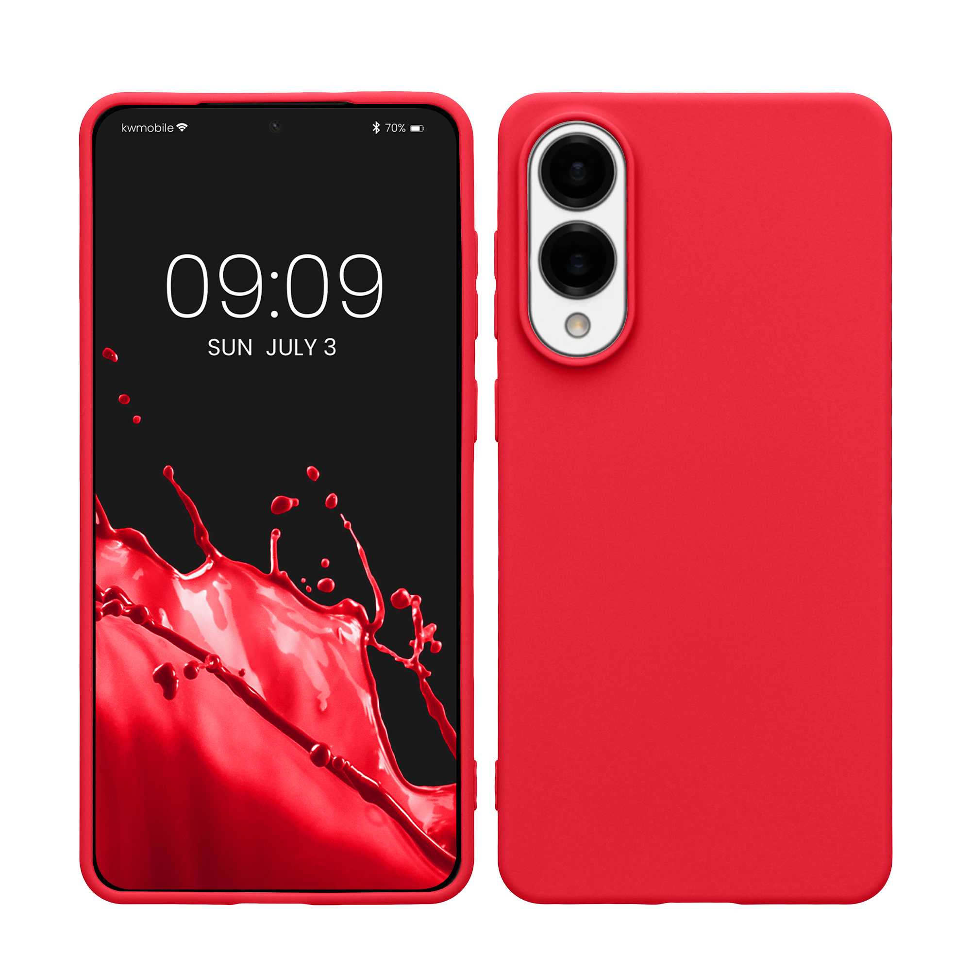 Kryt na mobil Samsung Galaxy S25 Edge kwmobile neonově růžová
