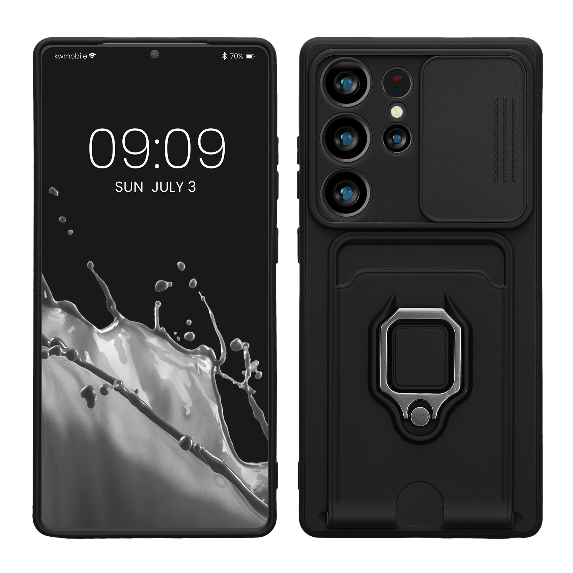 Kryt na mobil Samsung Galaxy S25 Ultra kwmobile černá