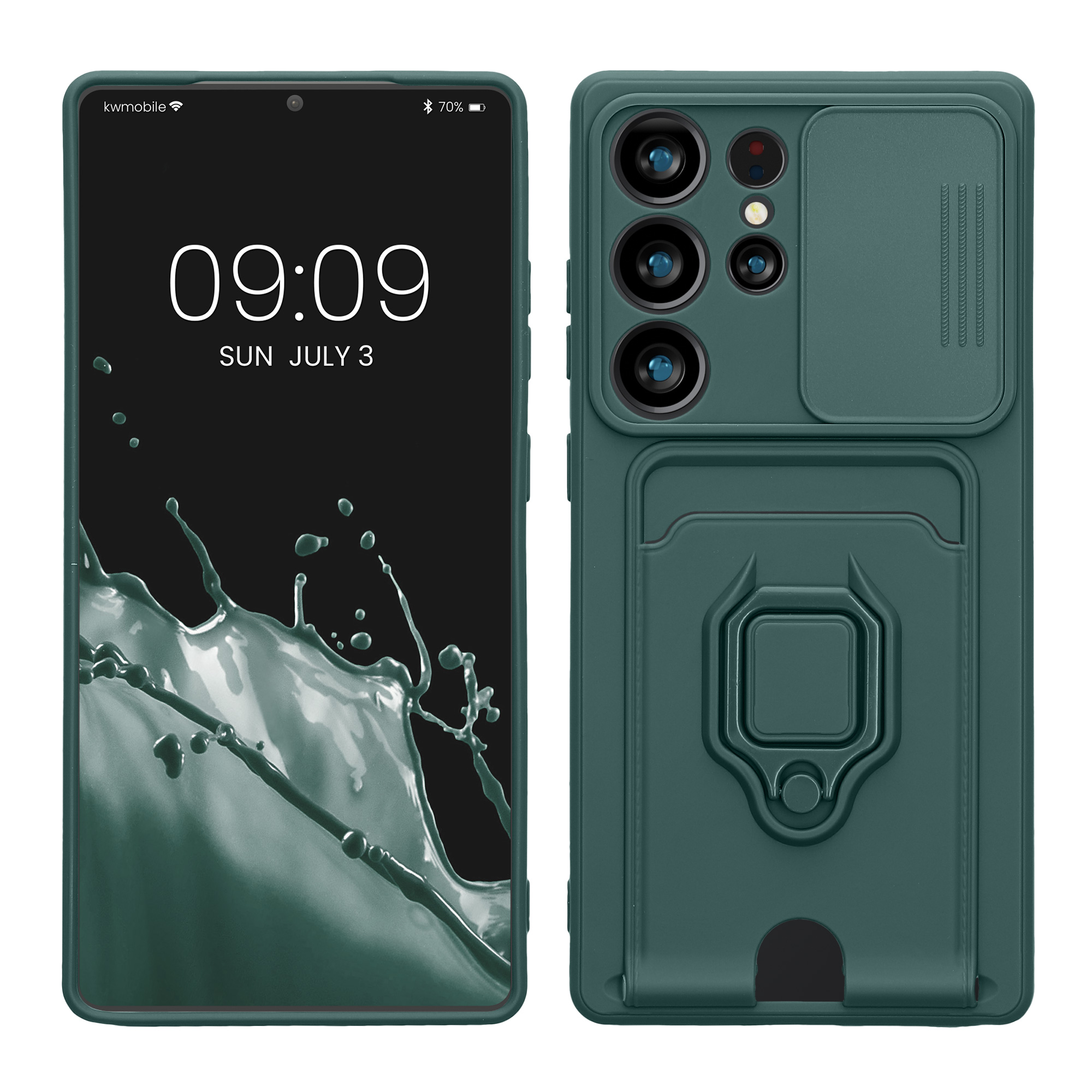 Kryt na mobil Samsung Galaxy S25 Ultra kwmobile zelená