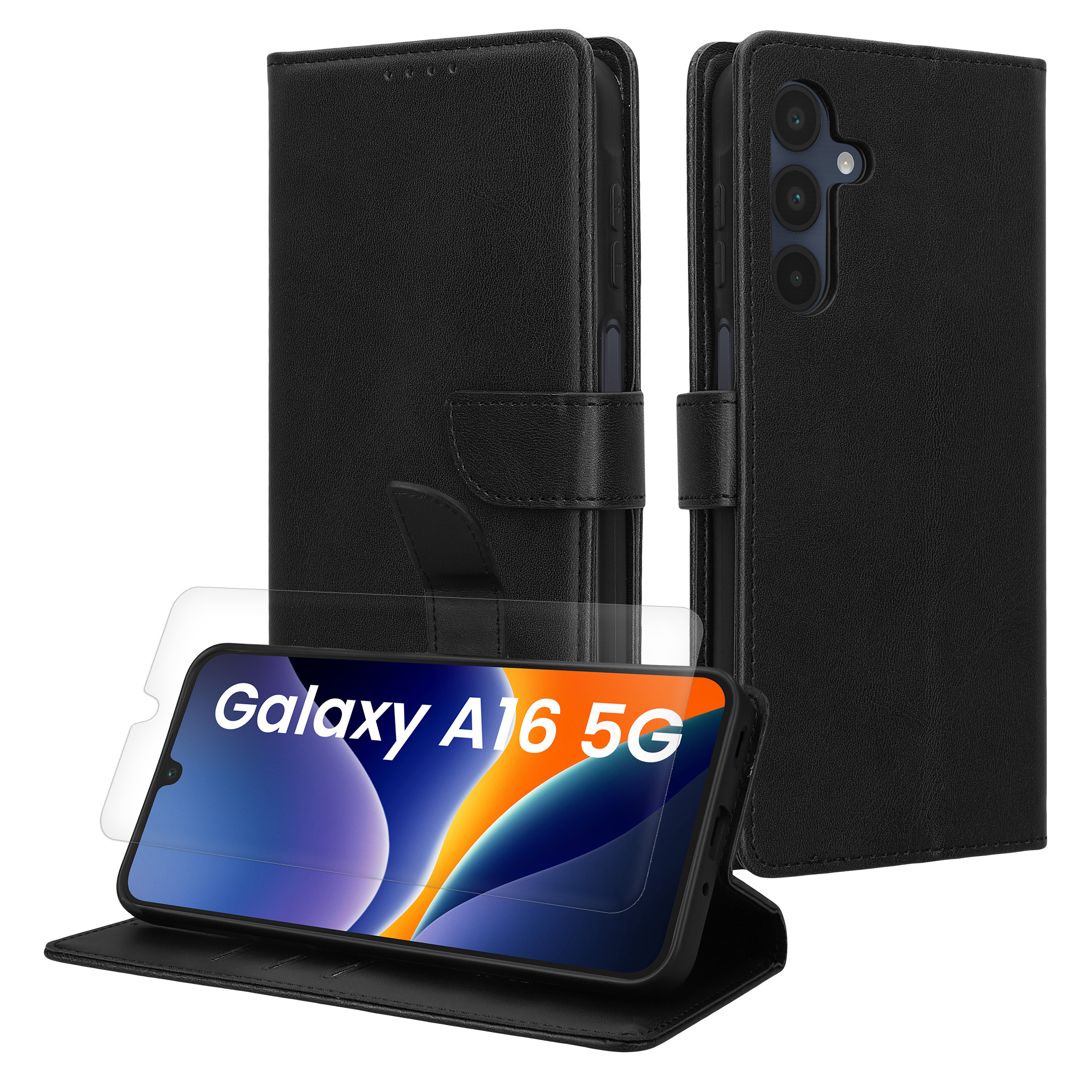 Peněženkové pouzdro na mobil Samsung Galaxy A16 5G kwmobile černé
