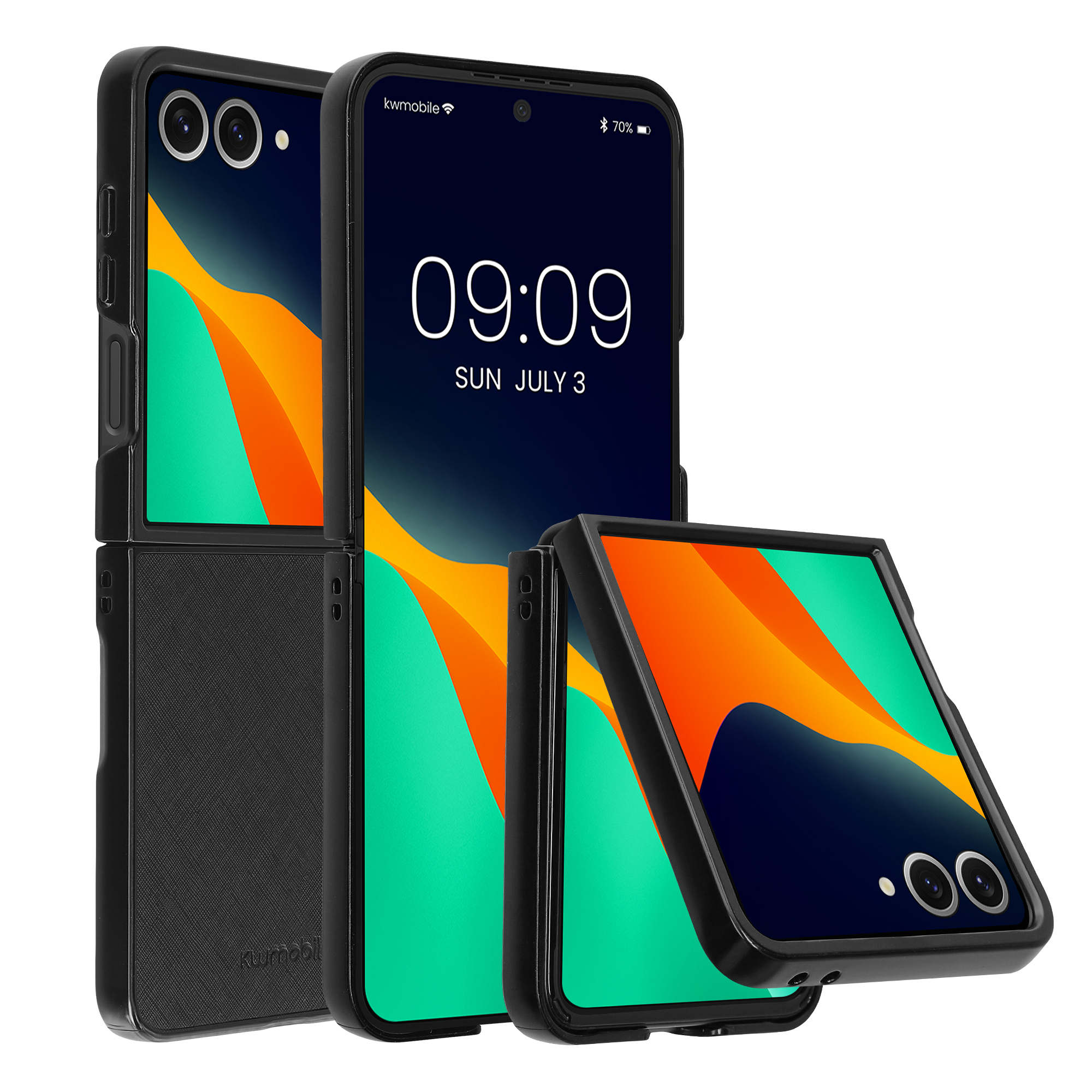 Kryt kwmobile pro Samsung Galaxy Z Flip7 - černá