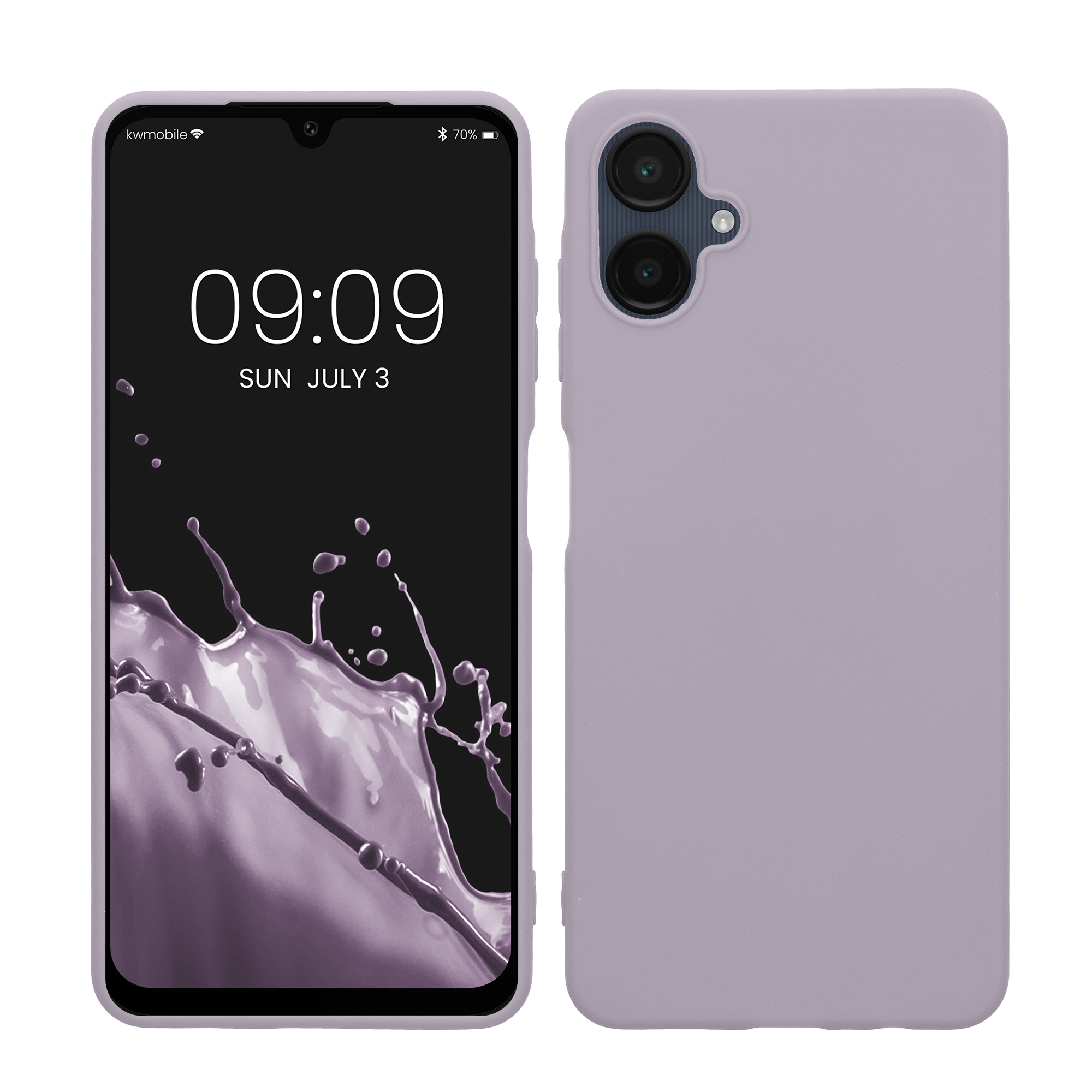 Kryt na mobil Samsung Galaxy A06 kwmobile TPU levandulový