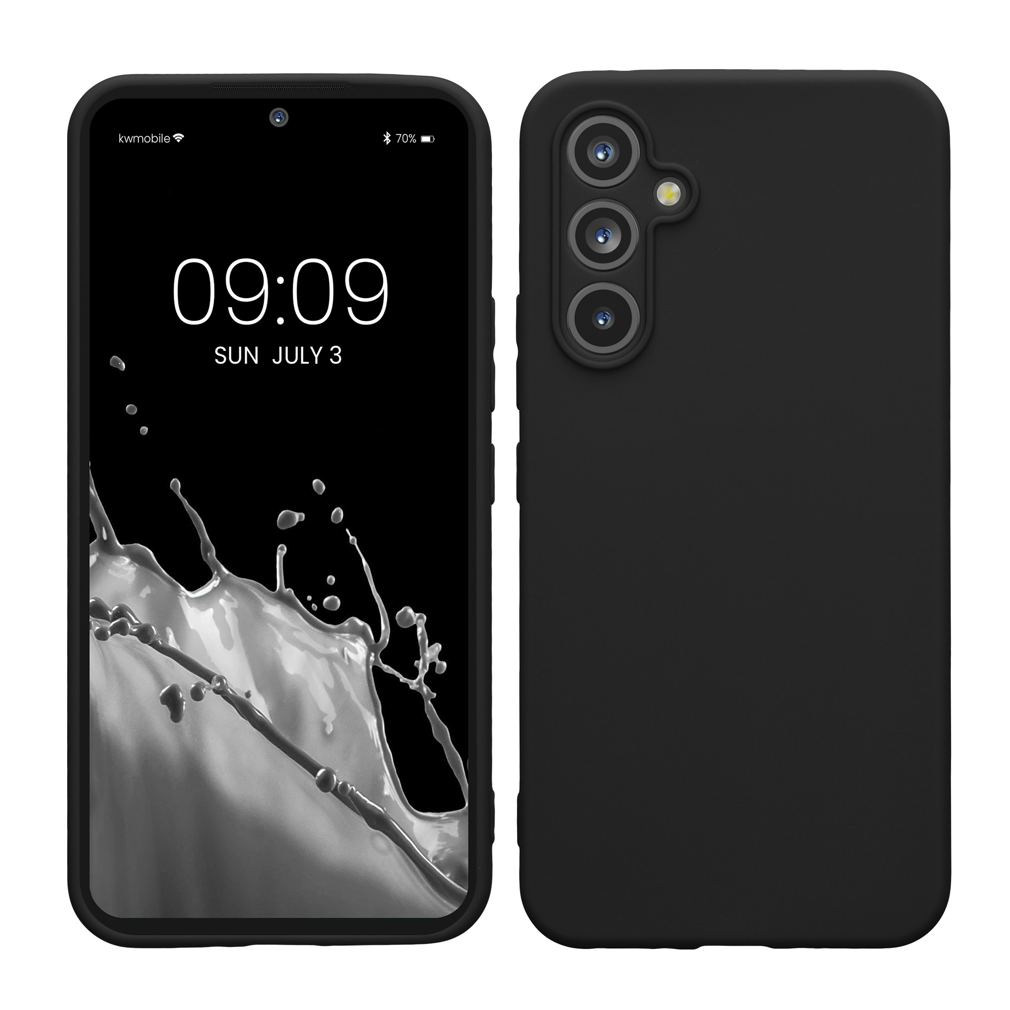 Kryt na mobil Samsung Galaxy A54 5G, tenký, matný - kwmobile, černý