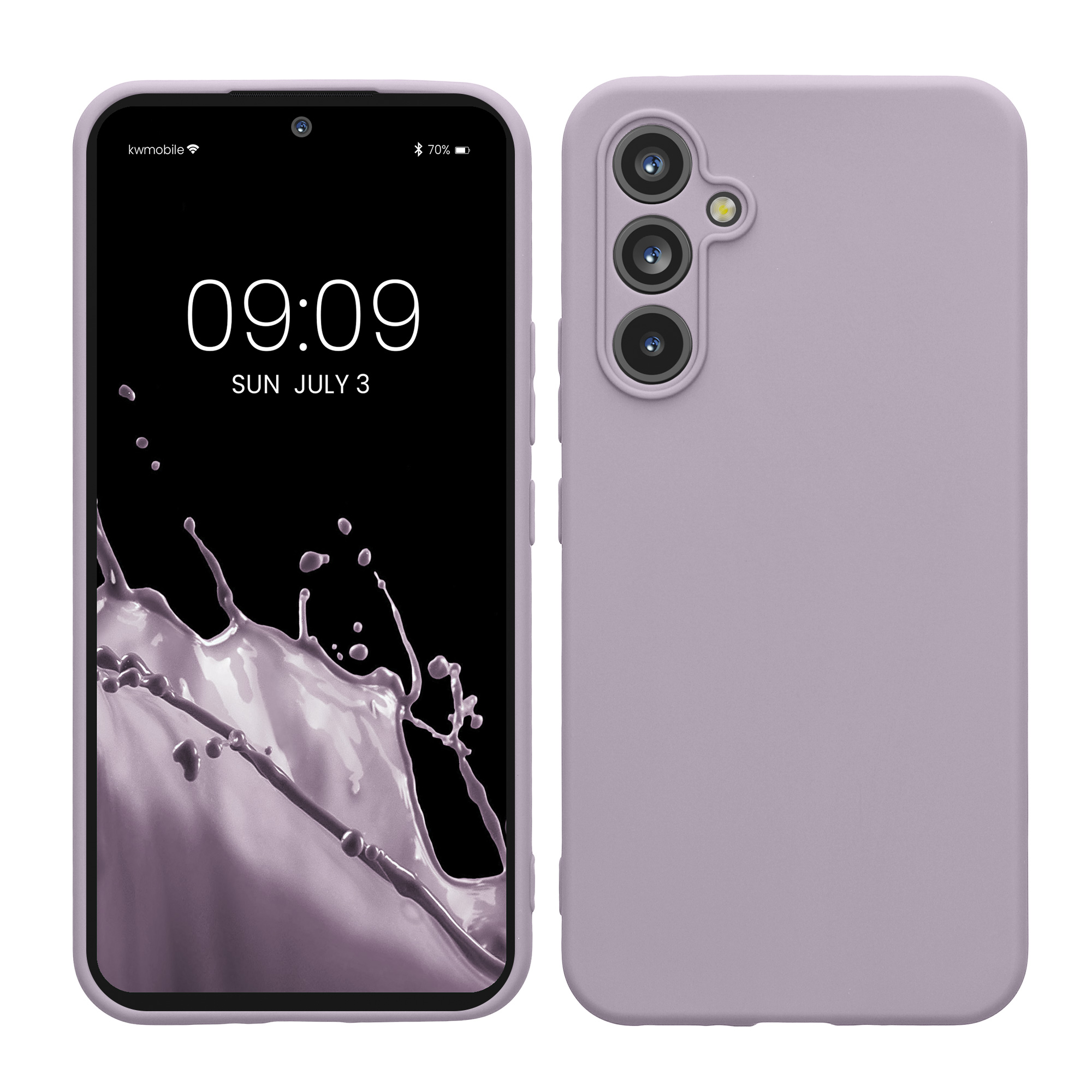 Pouzdro pro Samsung Galaxy A54 5G kwmobile tenké TPU - levandulová