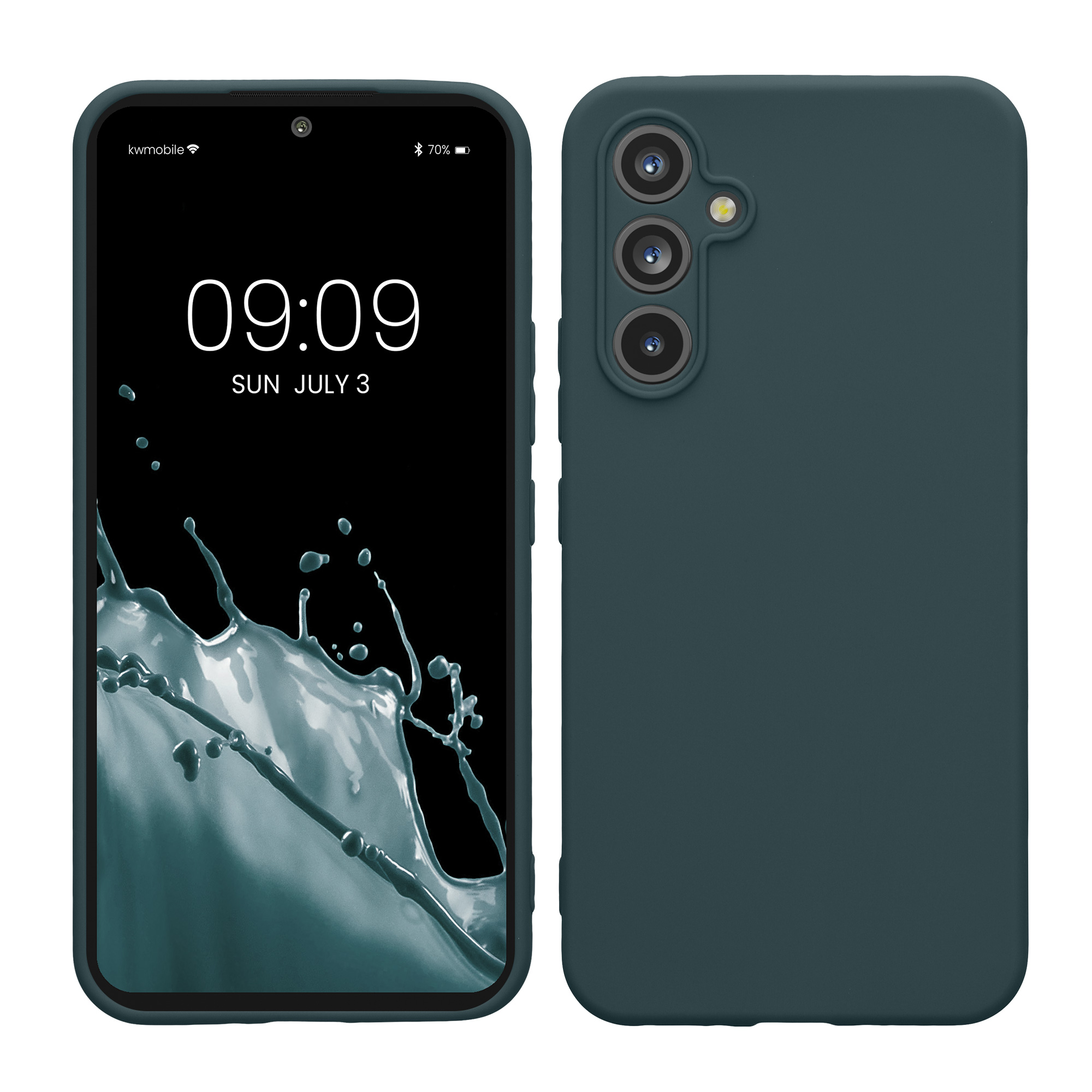 Pouzdro pro Samsung Galaxy A54 5G kwmobile tenké TPU - tmavá antracitová