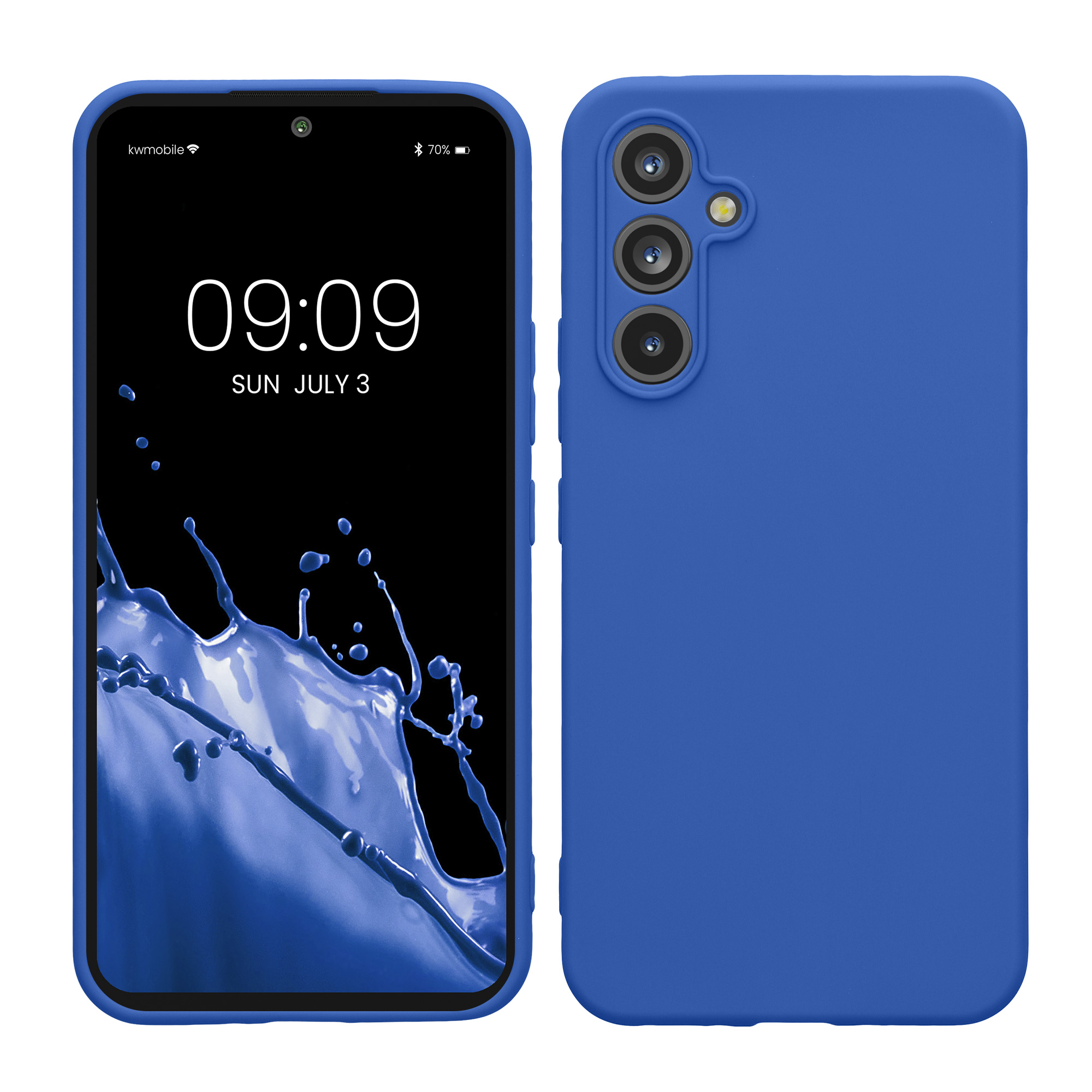 Pouzdro pro Samsung Galaxy A54 5G kwmobile tenké TPU - baltská modrá