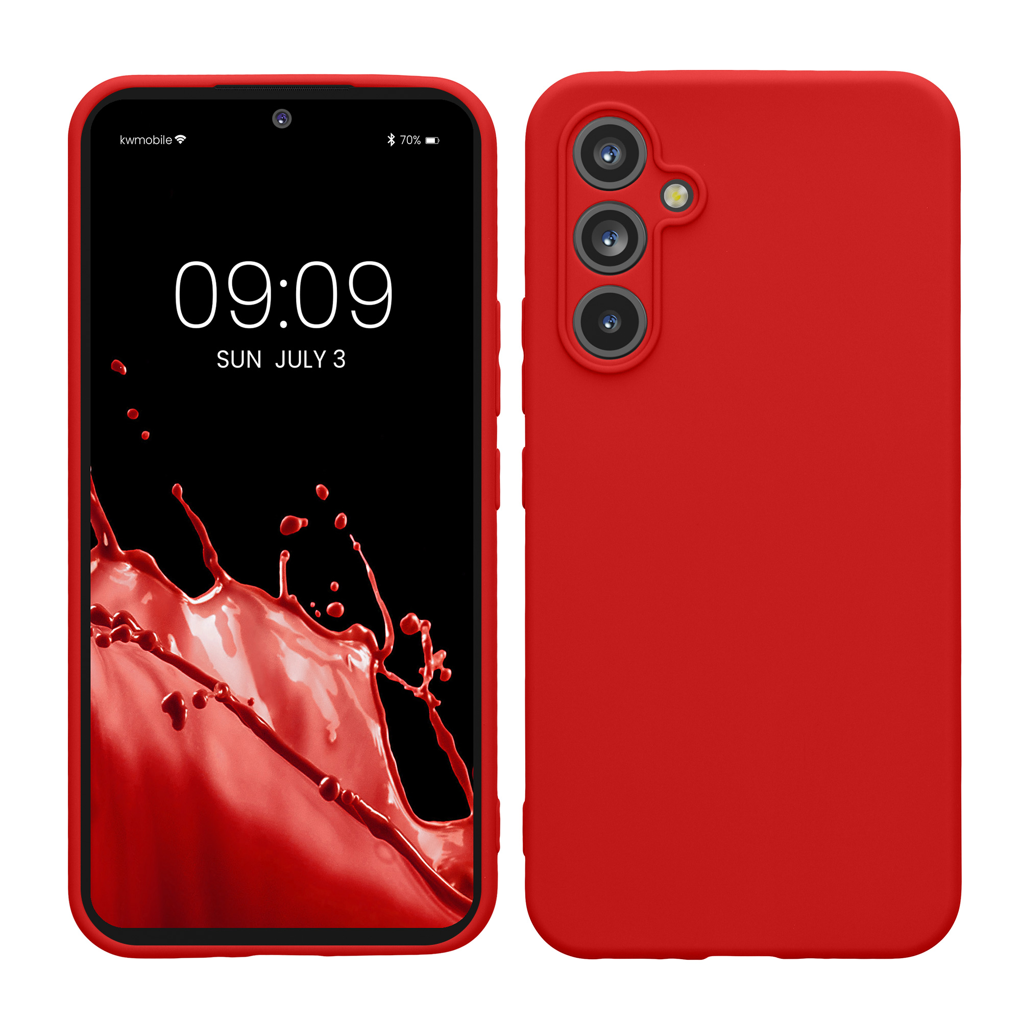 Pouzdro pro Samsung Galaxy A54 5G kwmobile tenké TPU - klasická červená