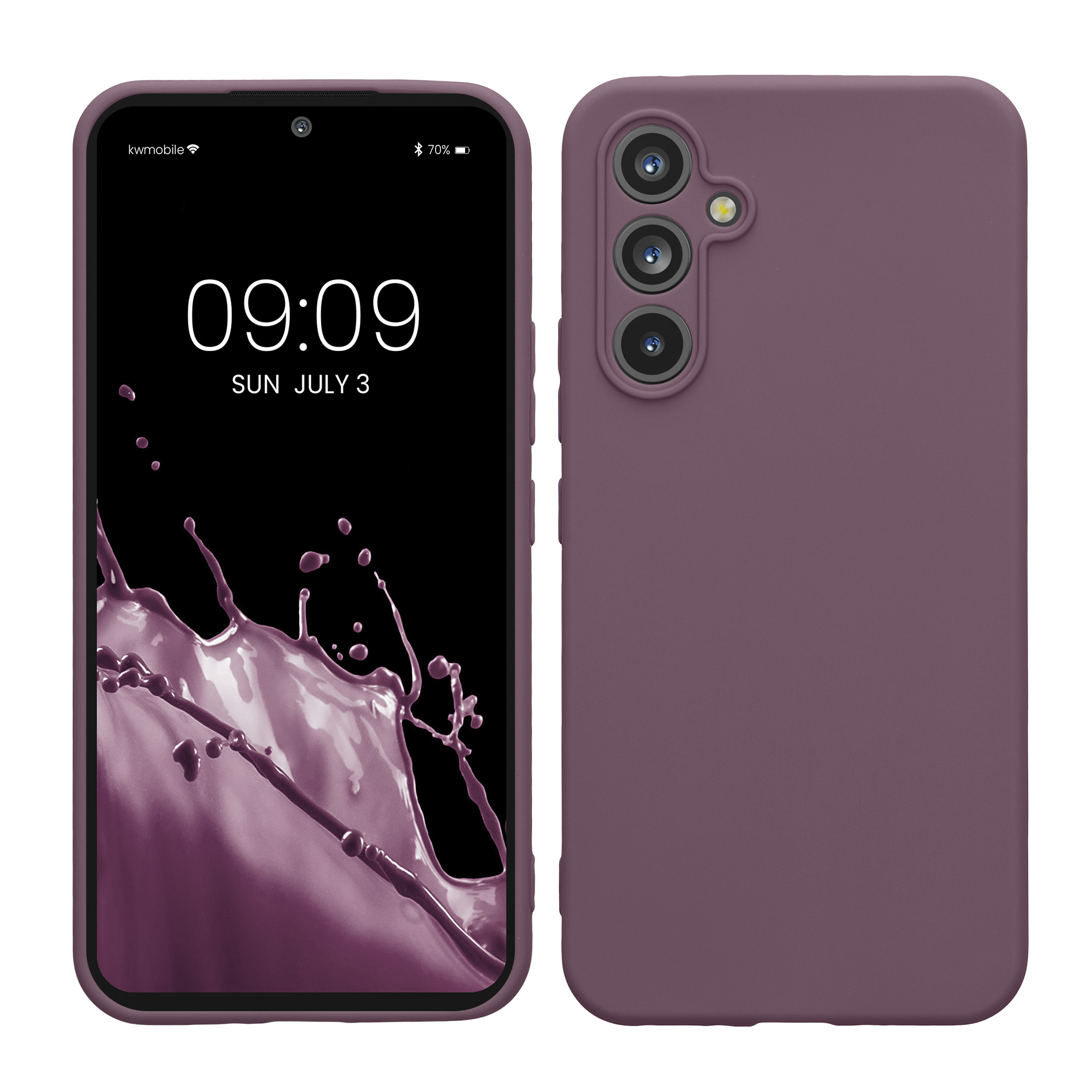 Pouzdro pro Samsung Galaxy A54 5G kwmobile tenké TPU - pastelová kosatcová