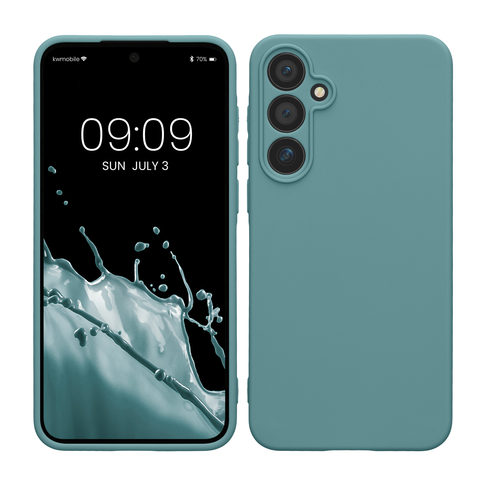 Pouzdro pro Samsung Galaxy A55 5G kwmobile tenké TPU - arktická noc