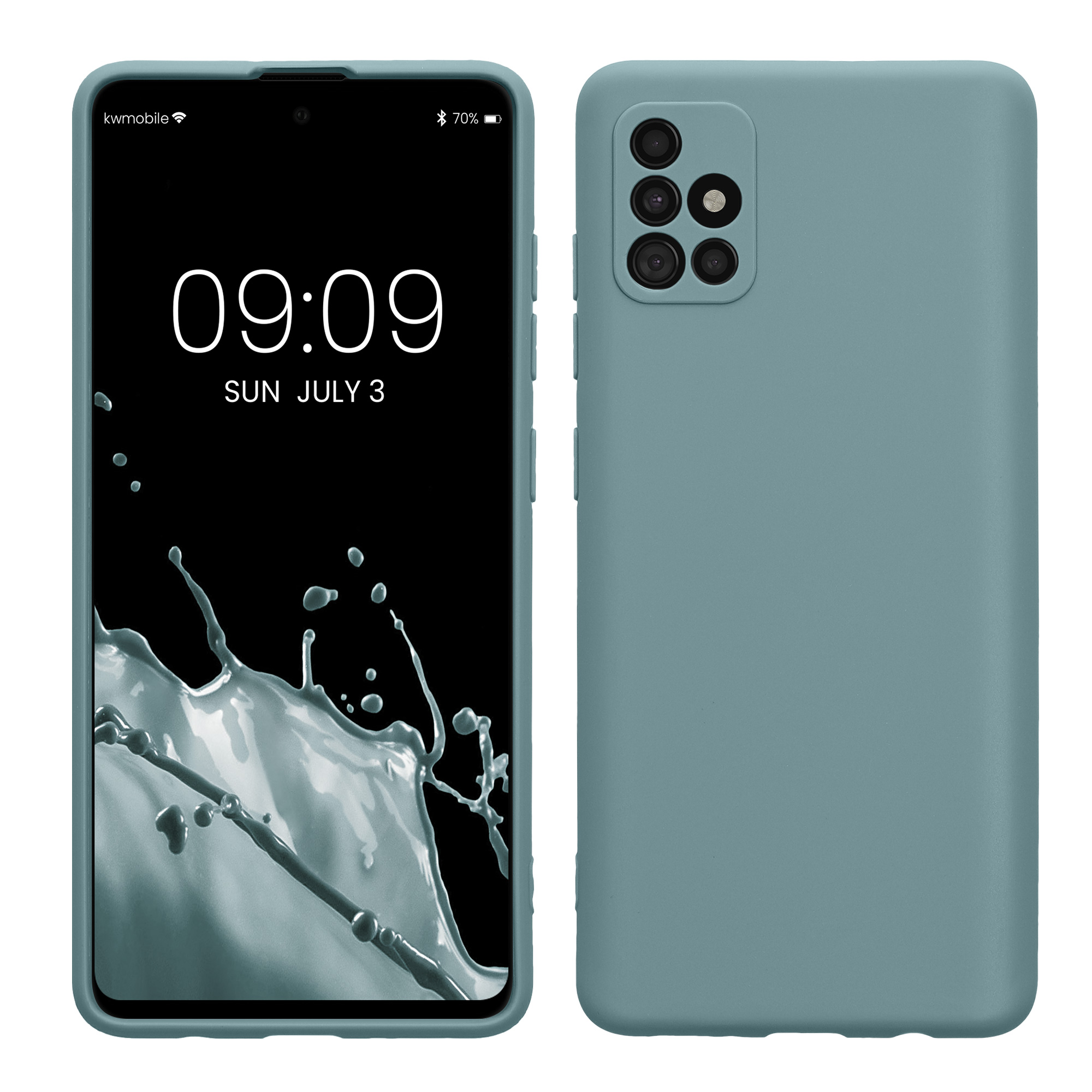 Pouzdro pro Samsung Galaxy A51 kwmobile tenké TPU - arktická noc