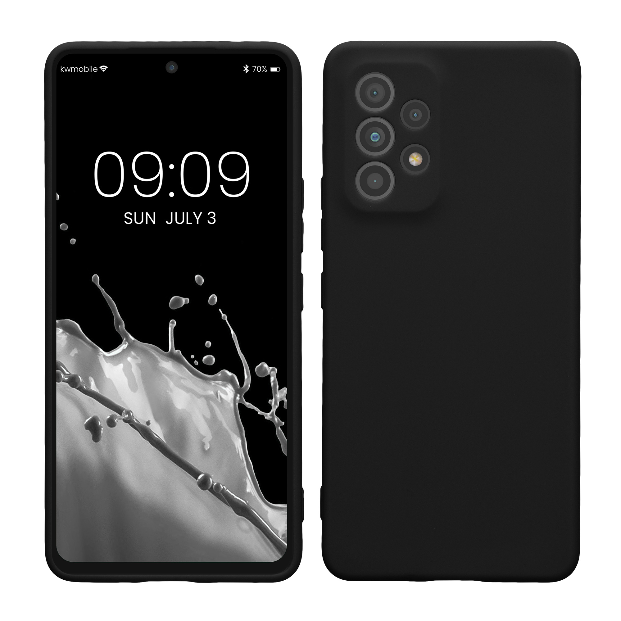 Pouzdro pro Samsung Galaxy A53 5G kwmobile tenké TPU - černá
