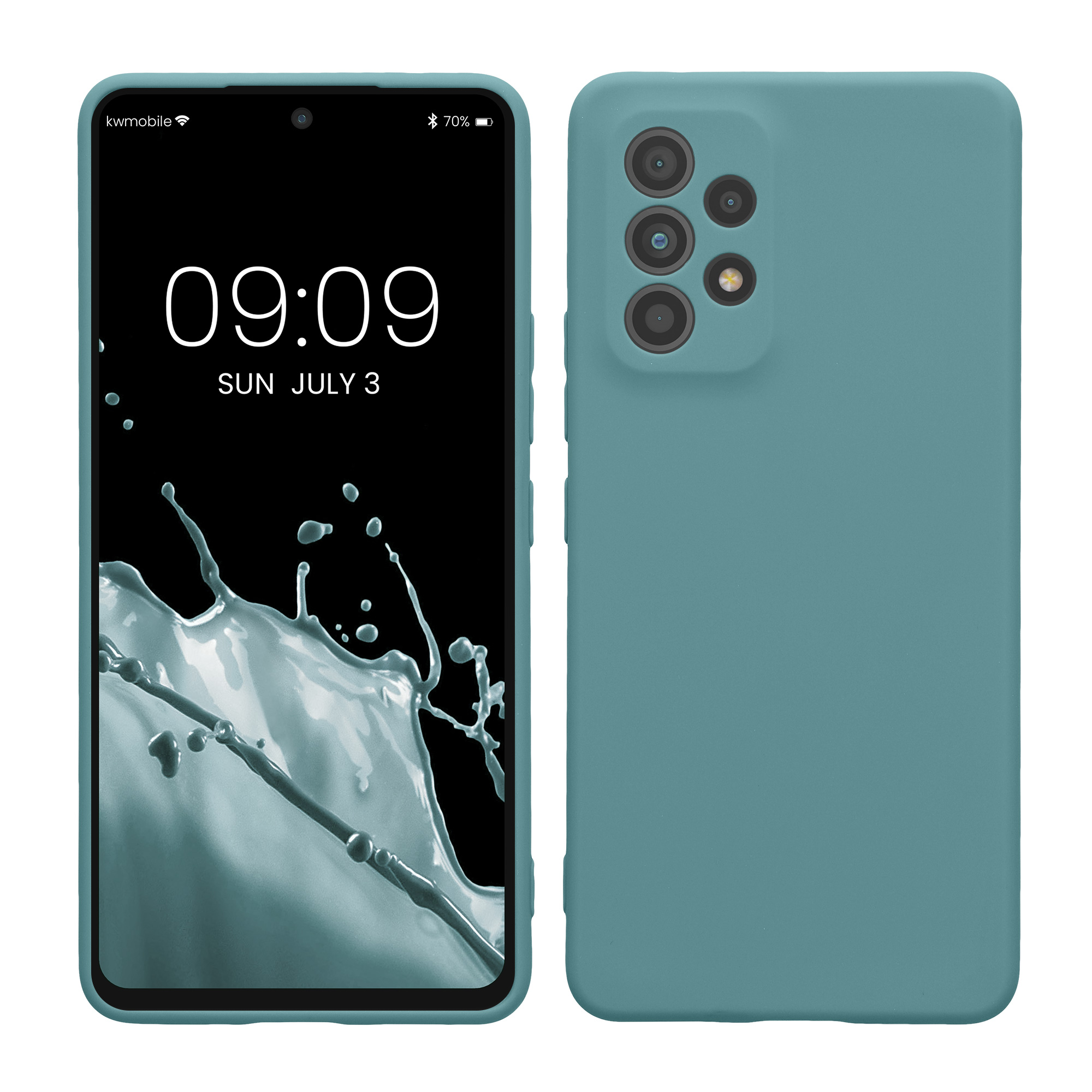 Pouzdro pro Samsung Galaxy A53 5G kwmobile tenké TPU - arktická noc