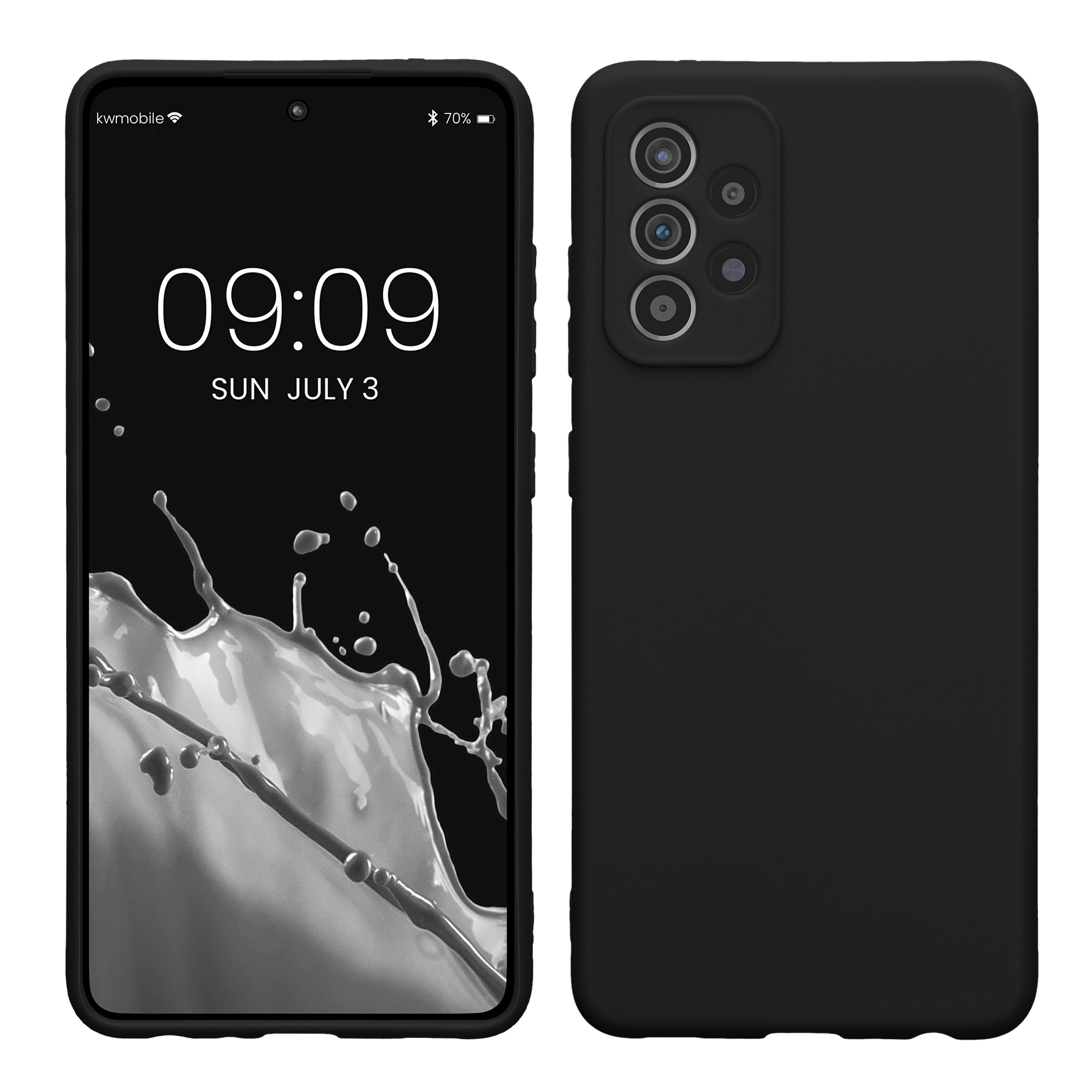 Pouzdro pro Samsung Galaxy A52 / A52 5G / A52s 5G kwmobile tenké TPU - černá