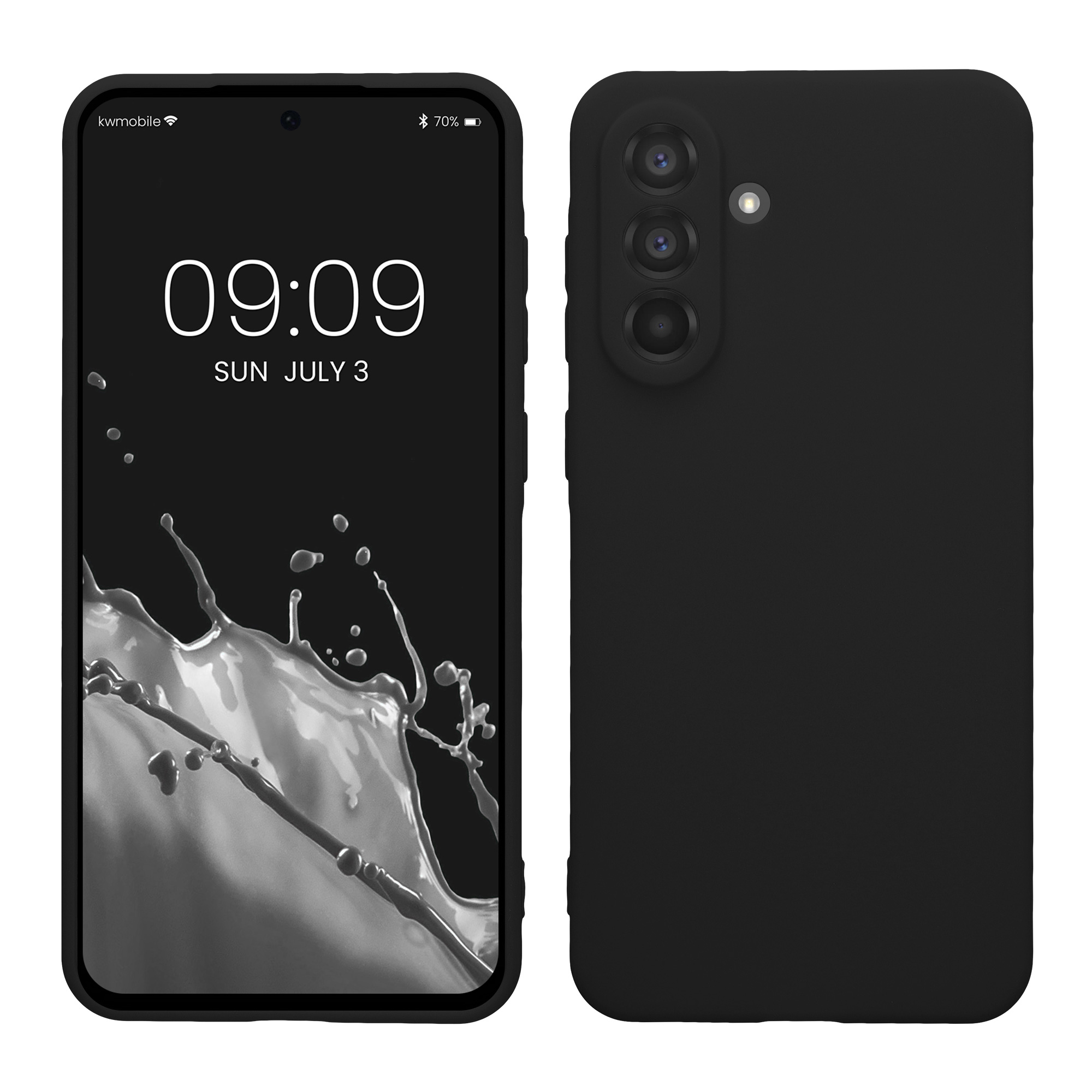 Kryt na mobil Samsung Galaxy A56 5G kwmobile slim matný TPU Černá