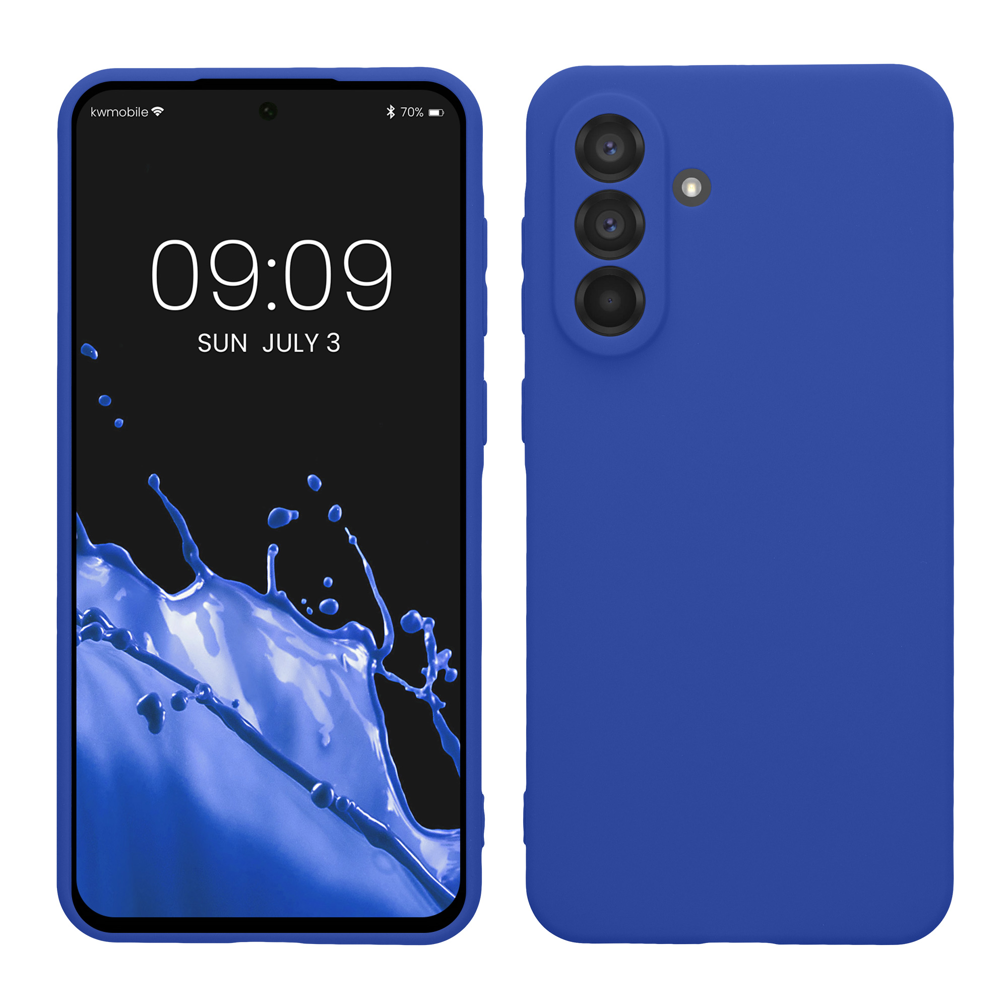 Pouzdro pro Samsung Galaxy A56 5G kwmobile tenké TPU - baltská modrá