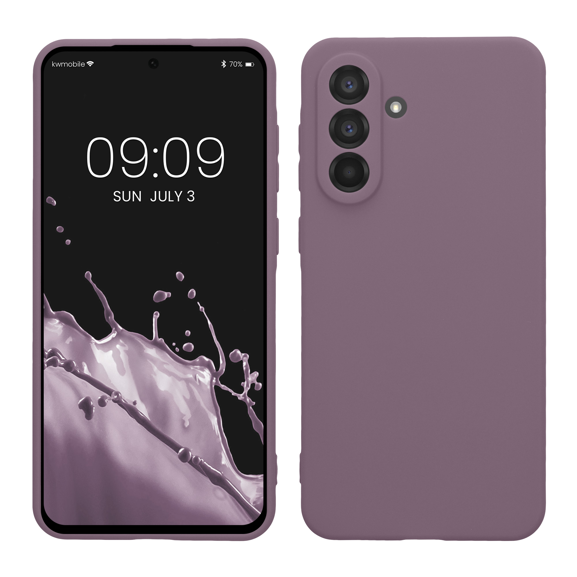 Pouzdro pro Samsung Galaxy A56 5G kwmobile tenké TPU - pastelová kosatcová