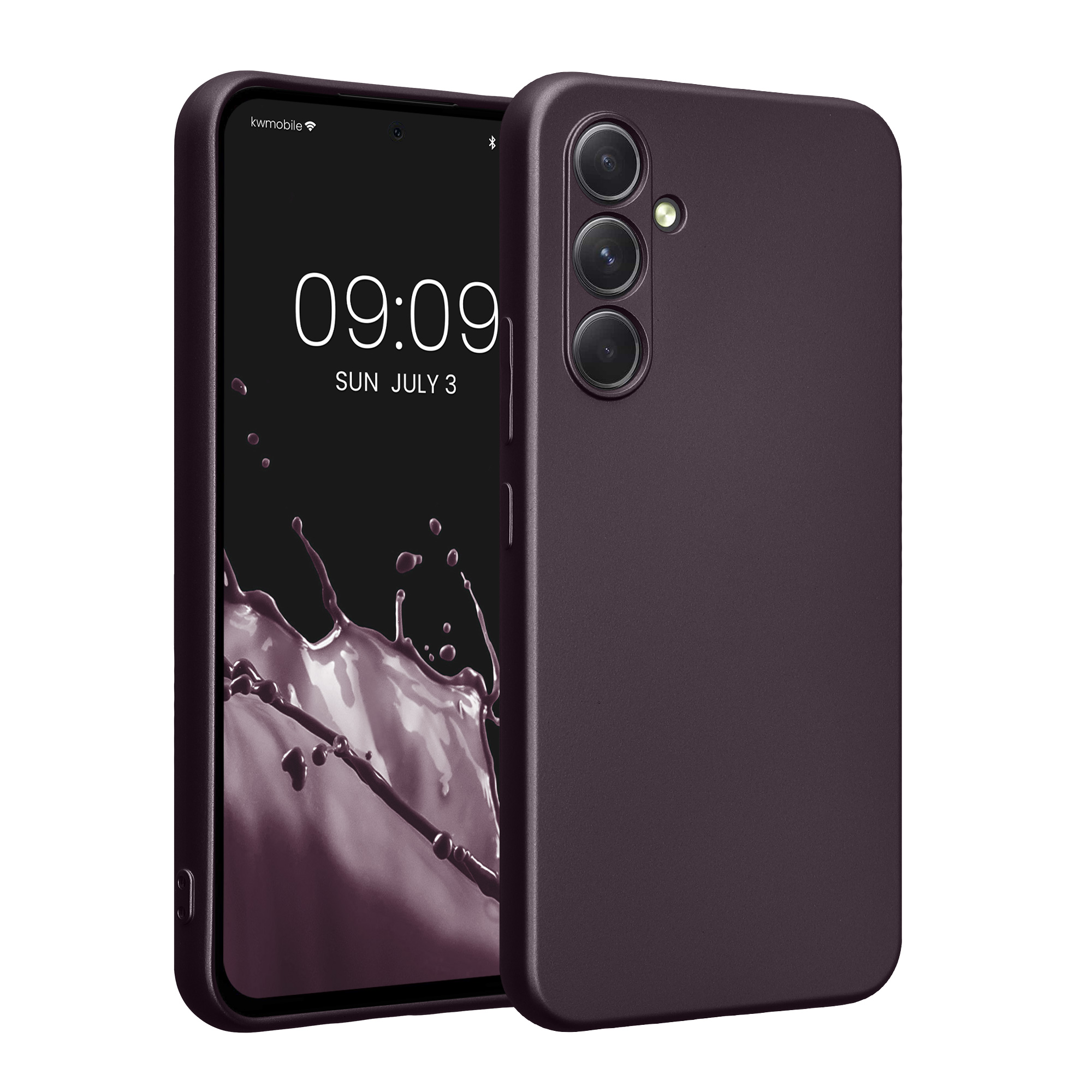 Kryt na mobil Samsung Galaxy A54 5G kwmobile TPU metalický Metalická ostružinová