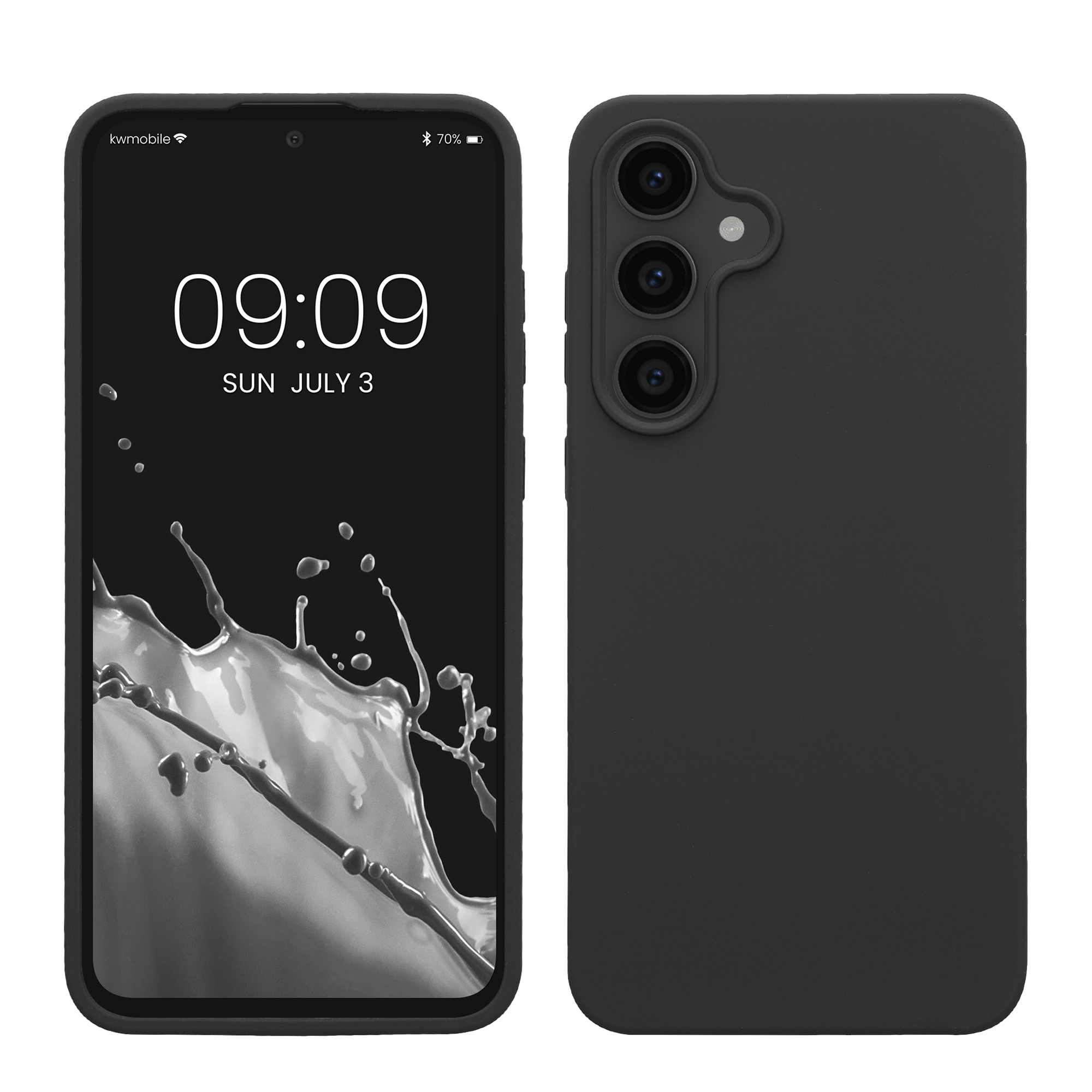 Kryt na mobil Samsung Galaxy S25 FE kwmobile tmavě šedá