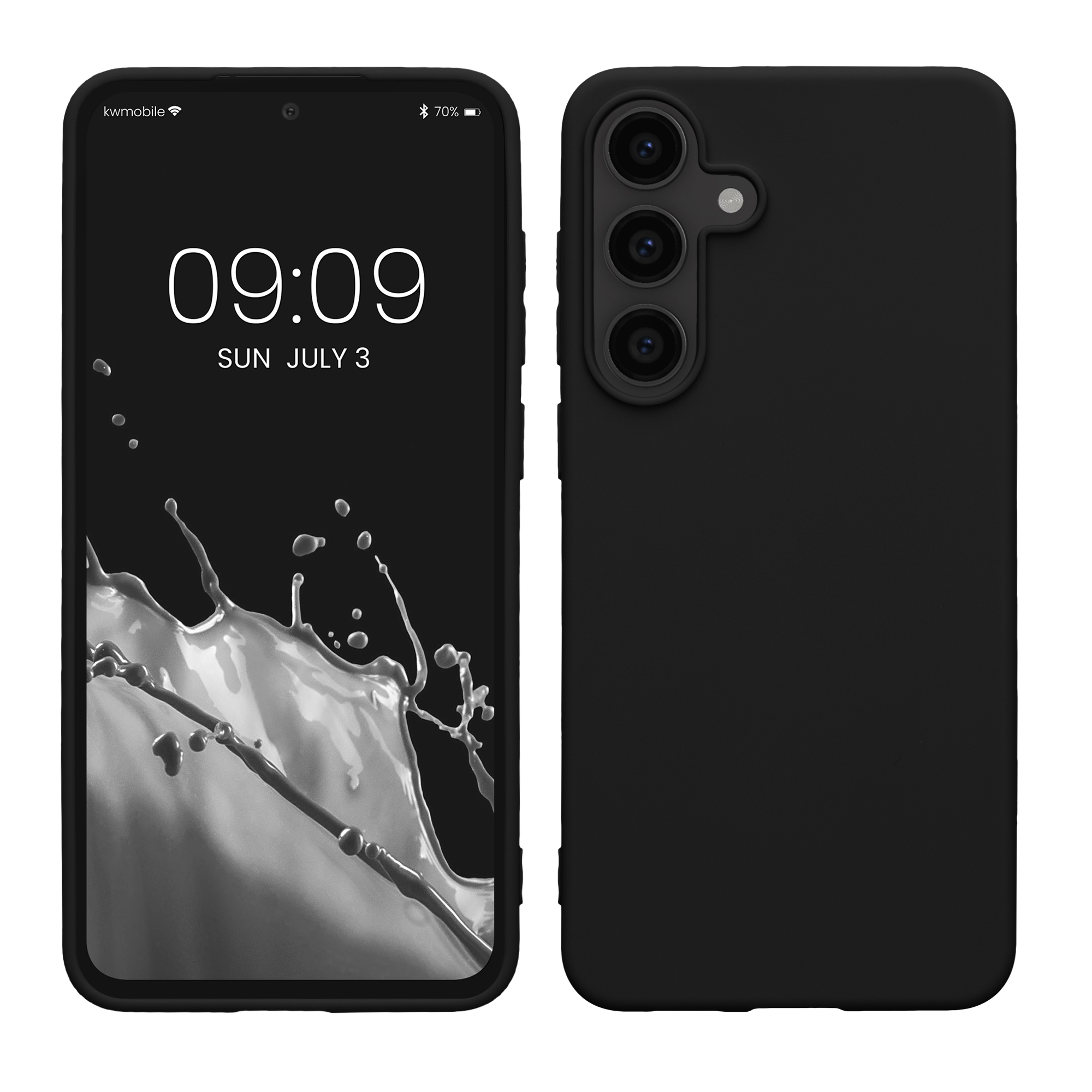Kryt na mobil Samsung Galaxy S25 FE kwmobile černá
