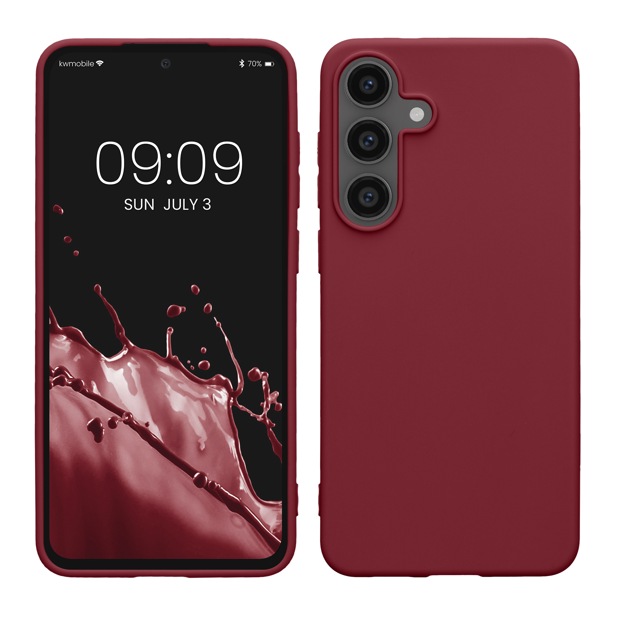 Kryt na mobil Samsung Galaxy S25 FE kwmobile vínově fialová
