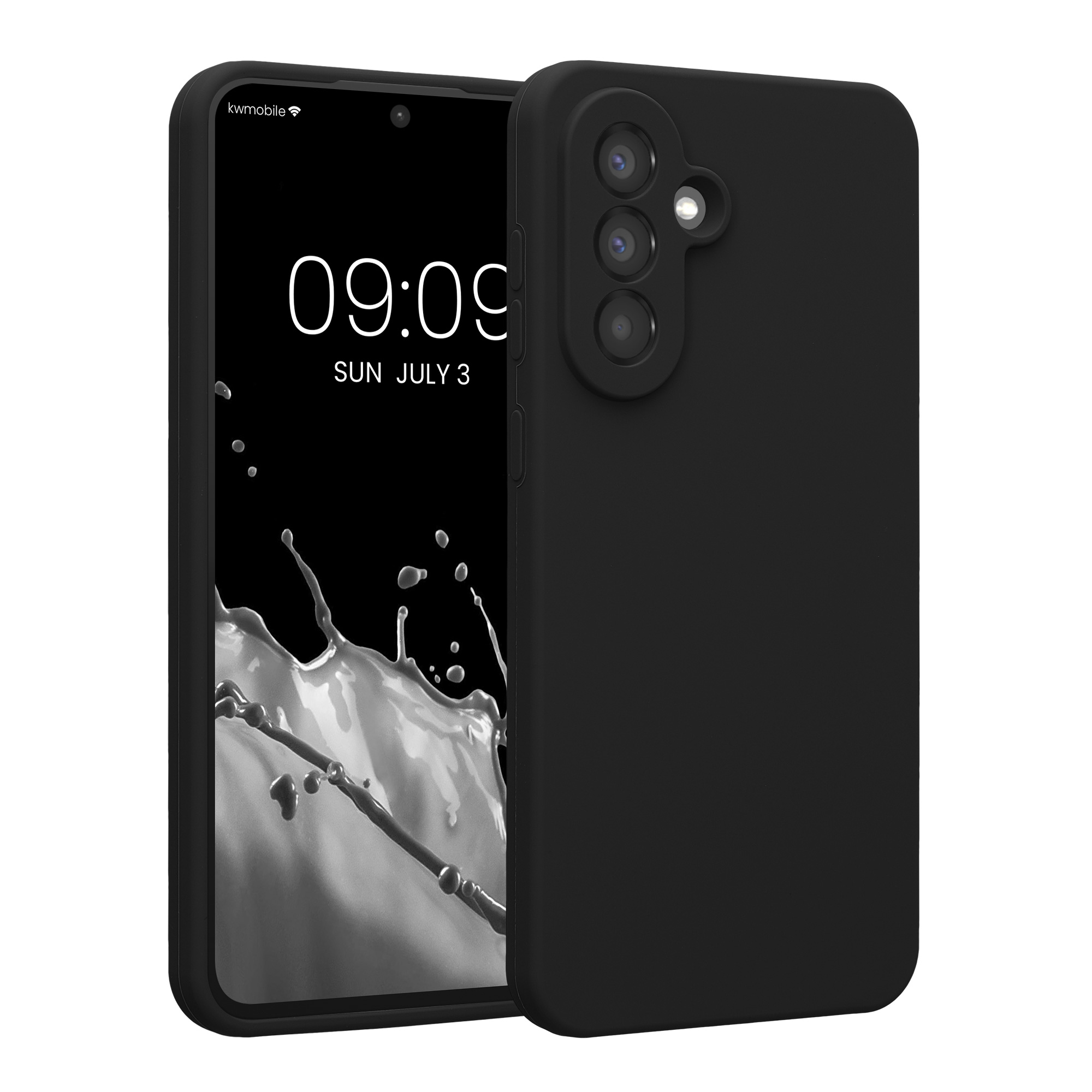 Kryt na mobil Samsung Galaxy A56 5G kwmobile slim matný TPU Černá