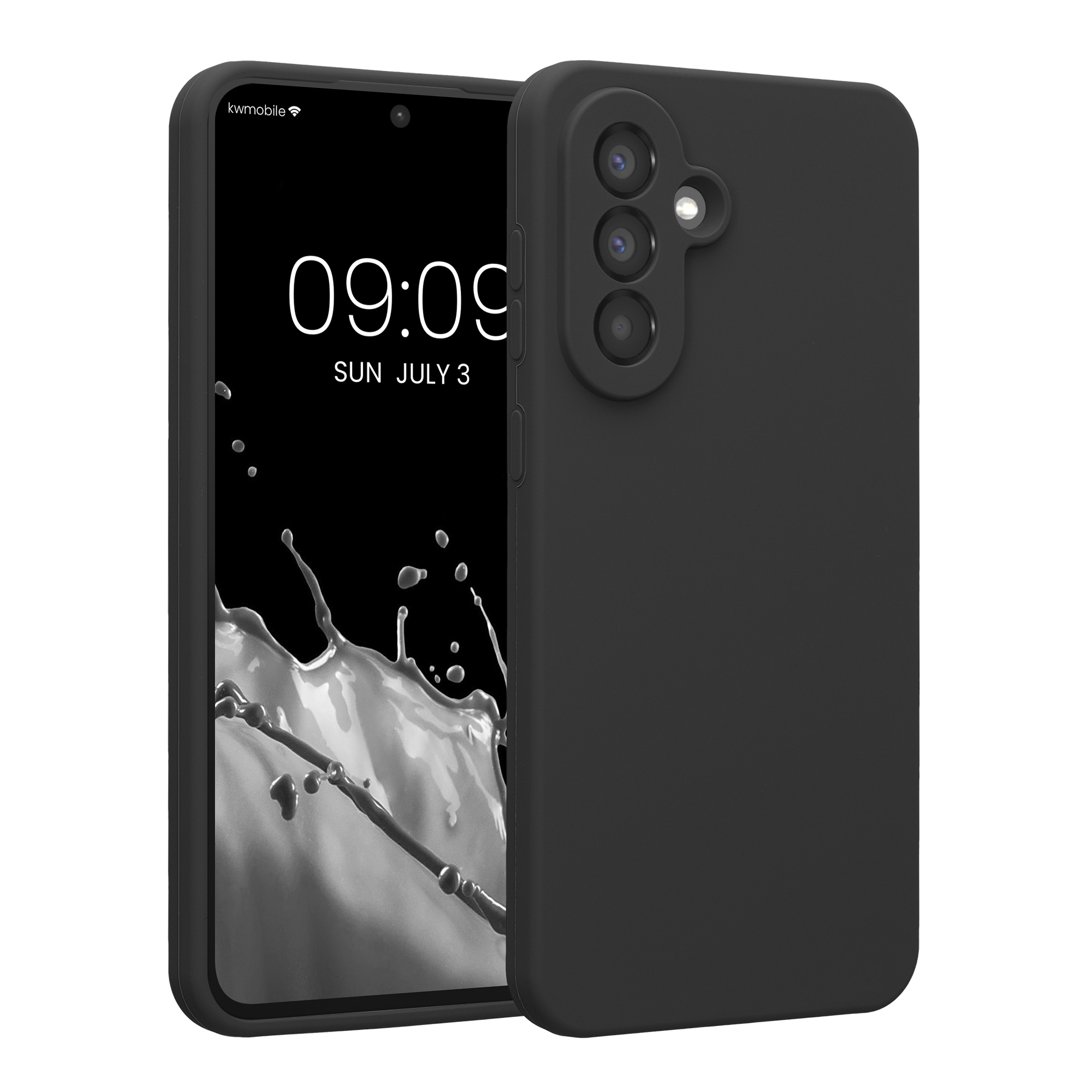 Pouzdro pro Samsung Galaxy A56 5G kwmobile tenké silikonové - tmavě šedá
