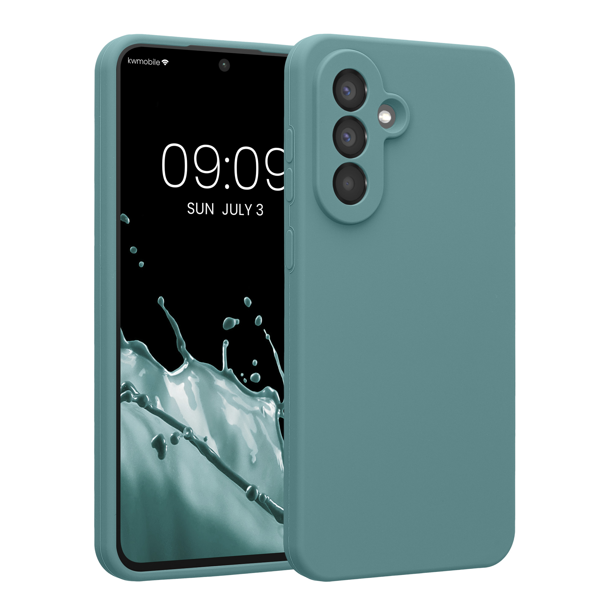 Kryt na mobil Samsung Galaxy A56 5G kwmobile slim matný TPU Arktická noc