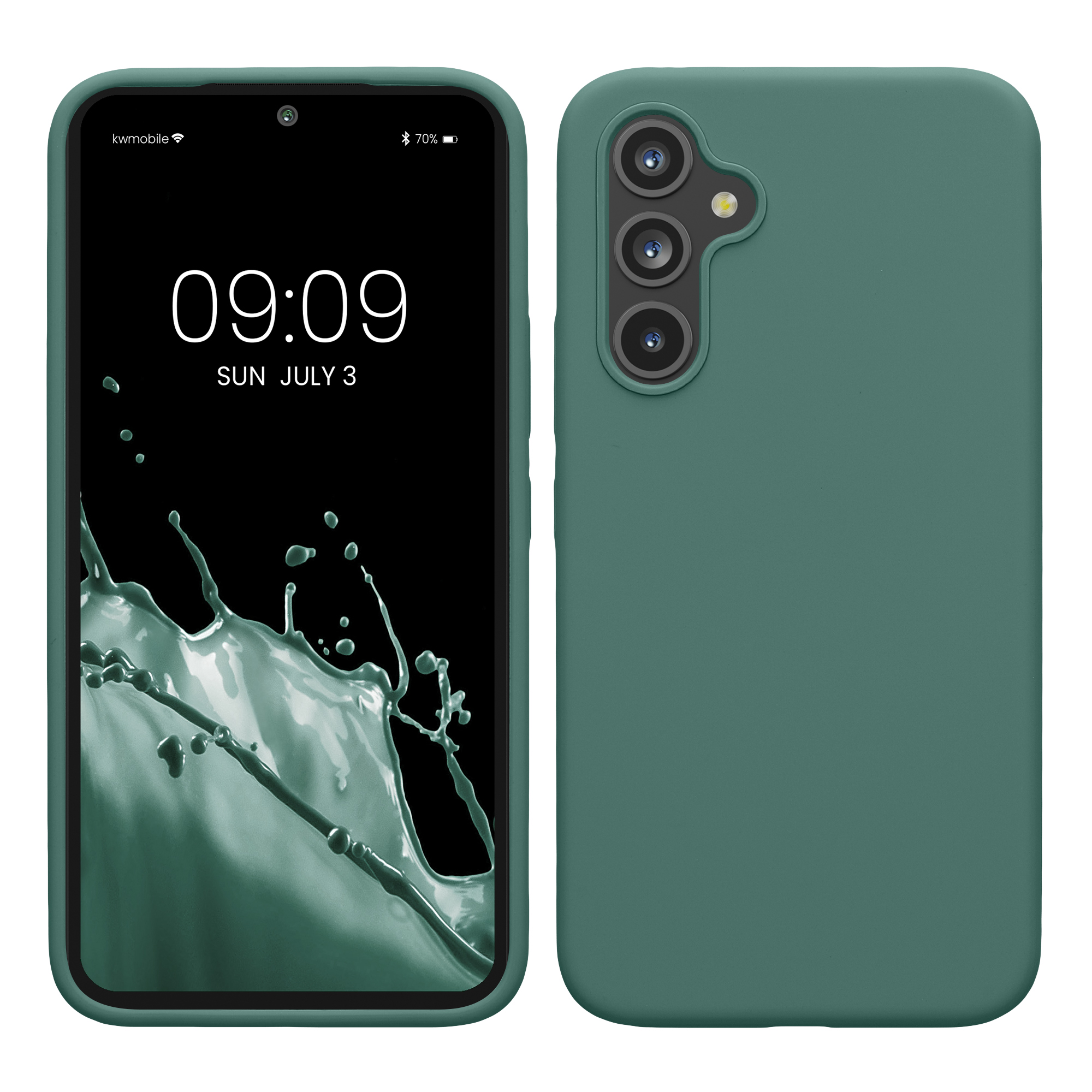 Kryt na mobil Samsung Galaxy A54 5G kwmobile TPU Lesní zelená