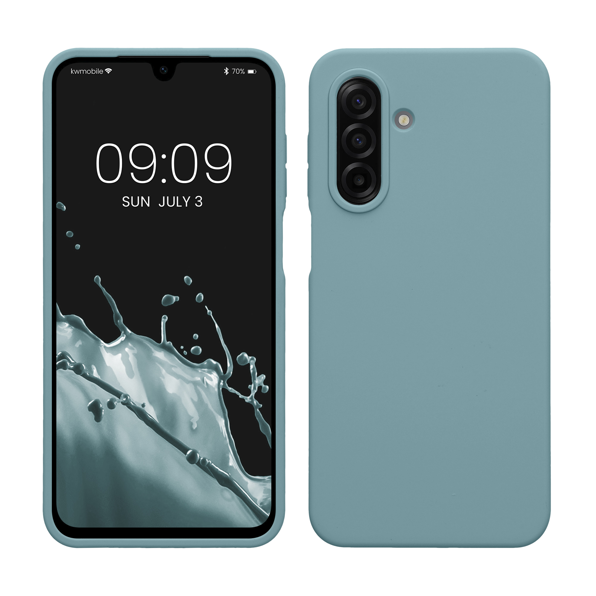 Pouzdro pro Samsung Galaxy A17 4G / 5G kwmobile silikonové - antický kámuži