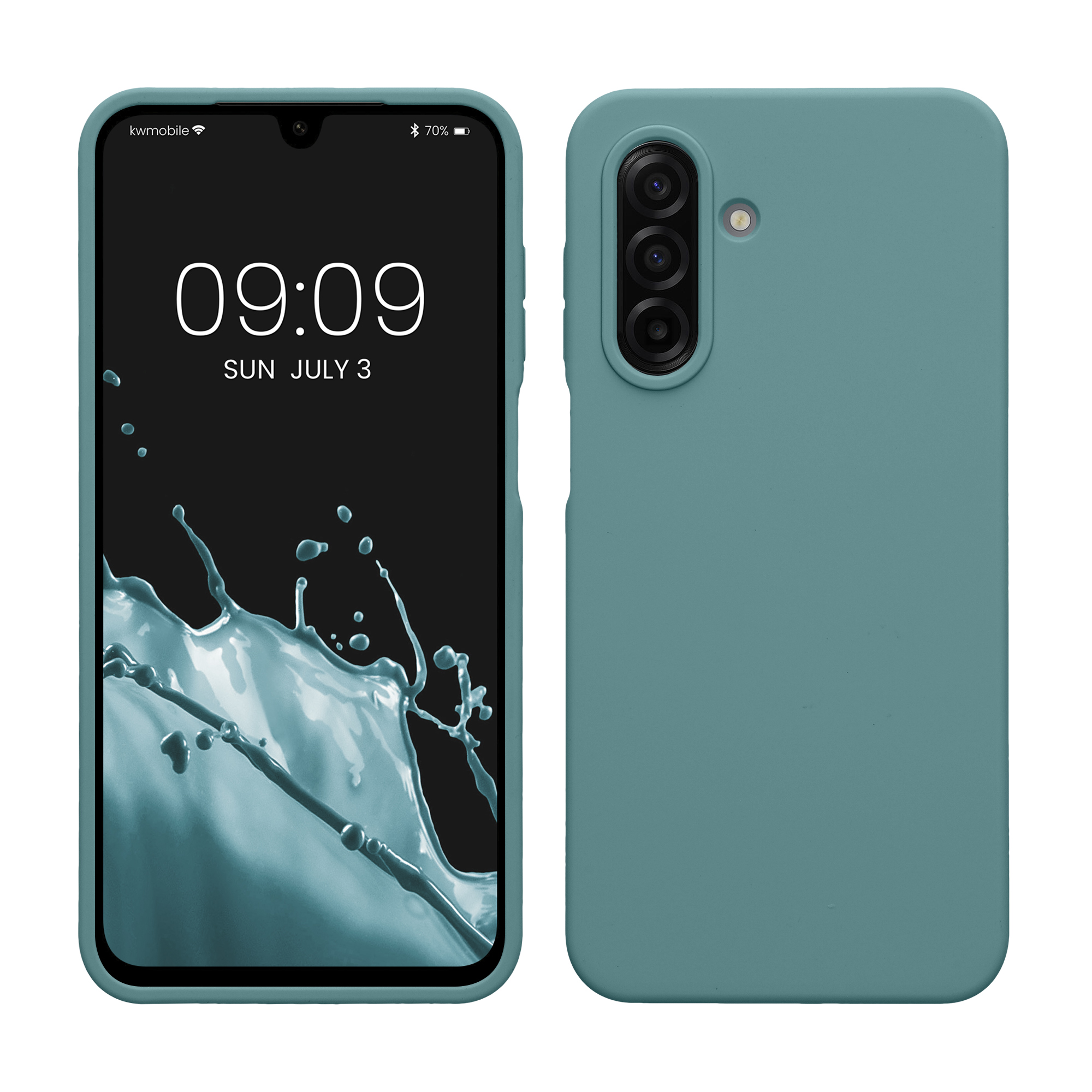 Pouzdro pro Samsung Galaxy A17 4G / 5G kwmobile silikonové - arktická noc