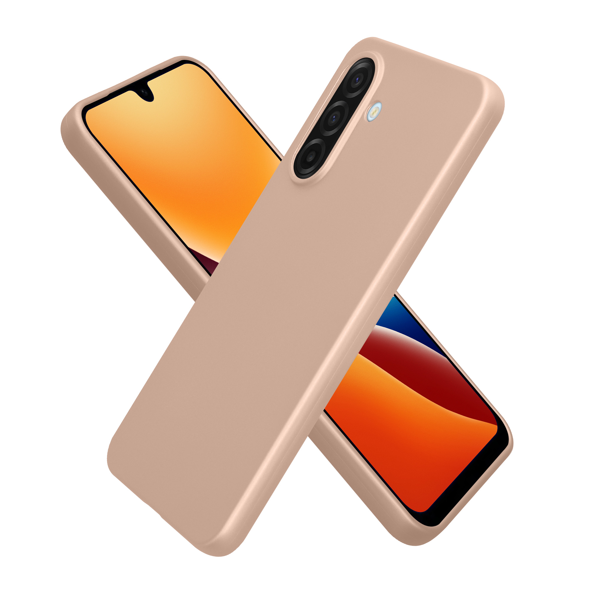 kwmobile tenký měkký metalický TPU silikonový kryt pro Samsung Galaxy A17 4G / 5G, Metallic zlatá