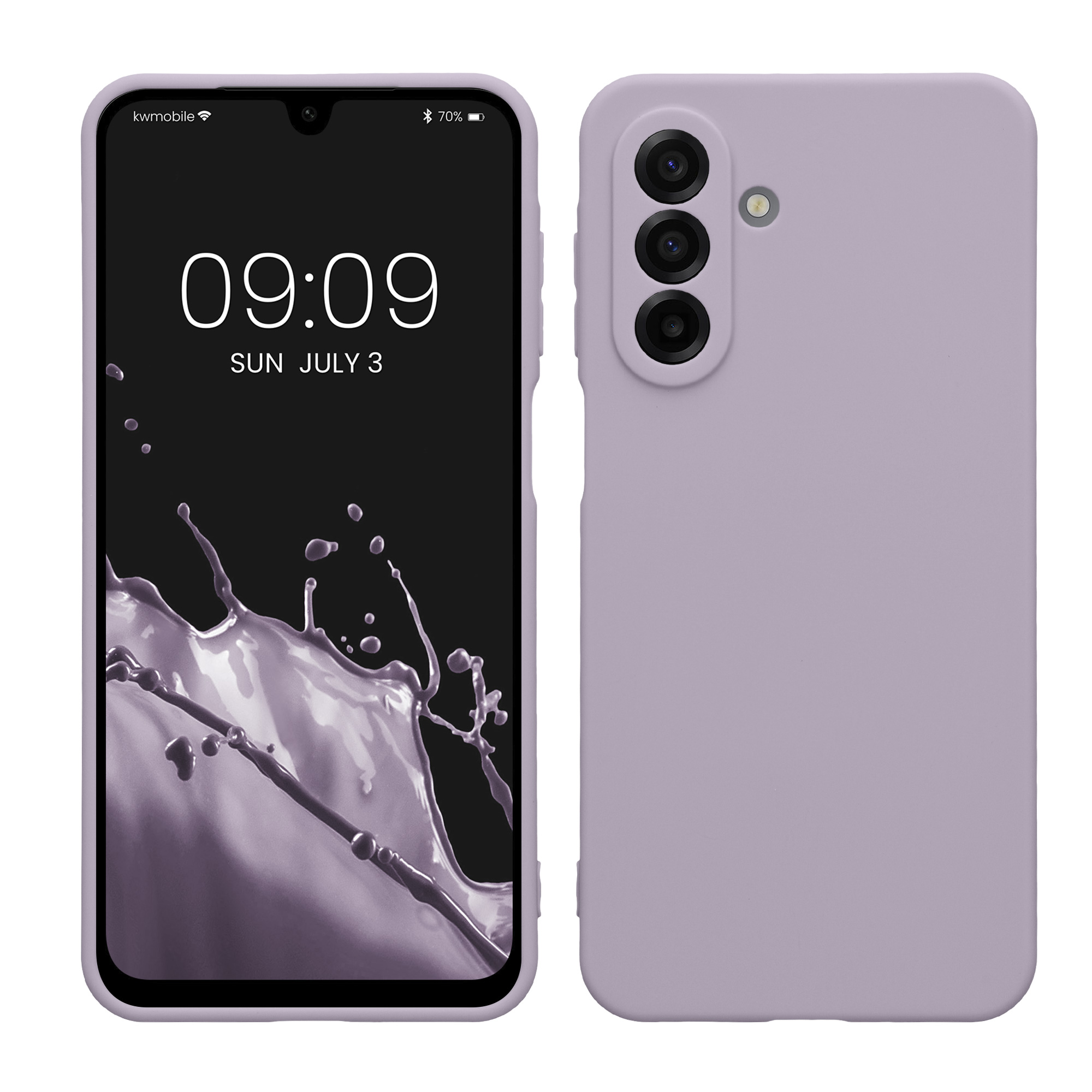 Matný kryt na mobil Samsung Galaxy A17 4G / 5G kwmobile levandulový