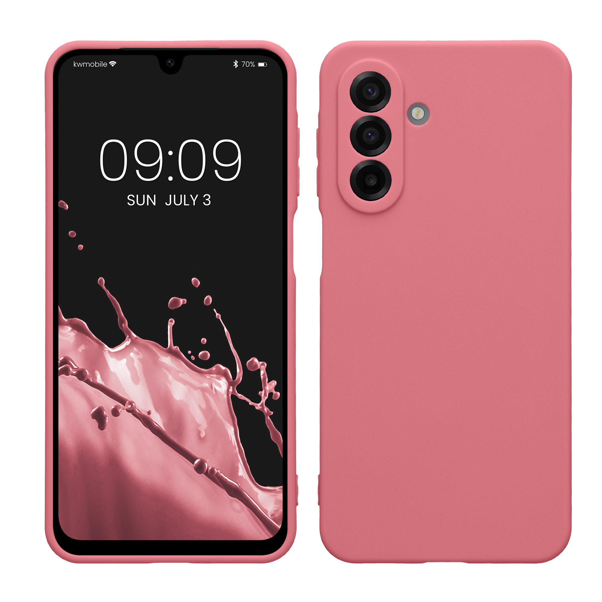 Pouzdro pro Samsung Galaxy A17 4G / 5G kwmobile tenké TPU - tmavě starorůžová