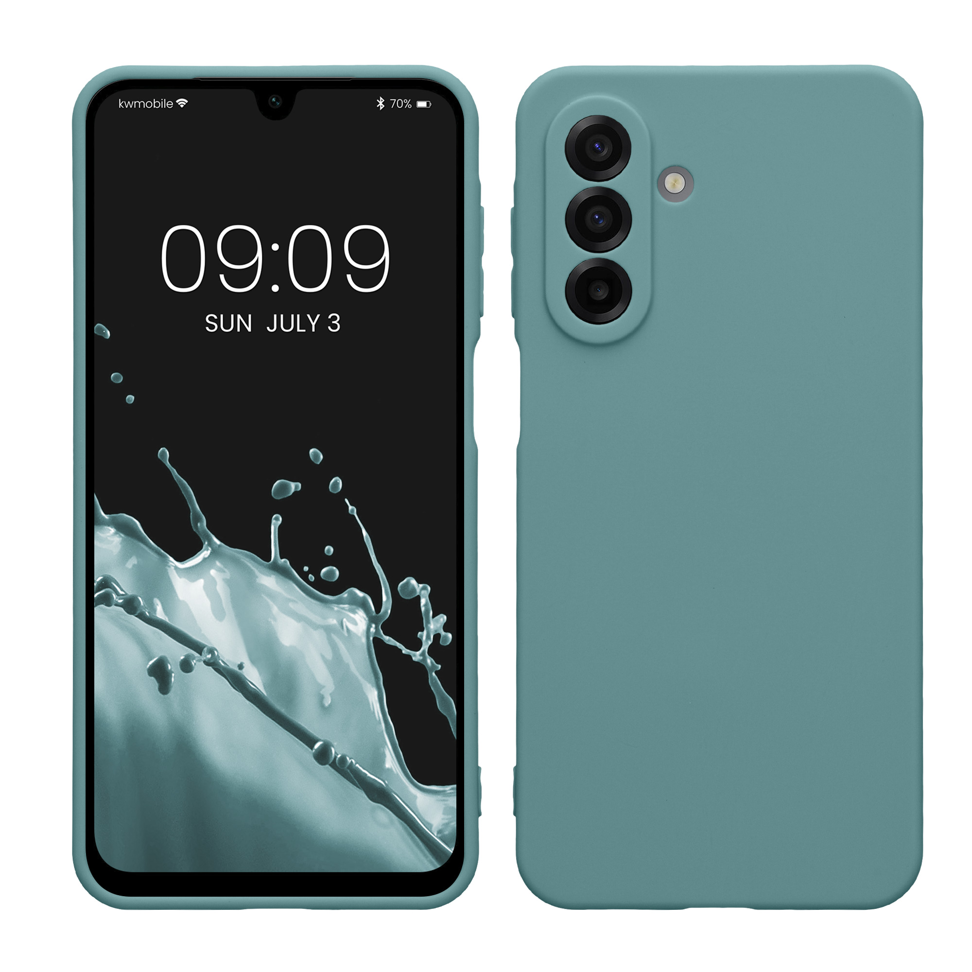 Pouzdro pro Samsung Galaxy A17 4G / 5G kwmobile tenké TPU - arktická noc