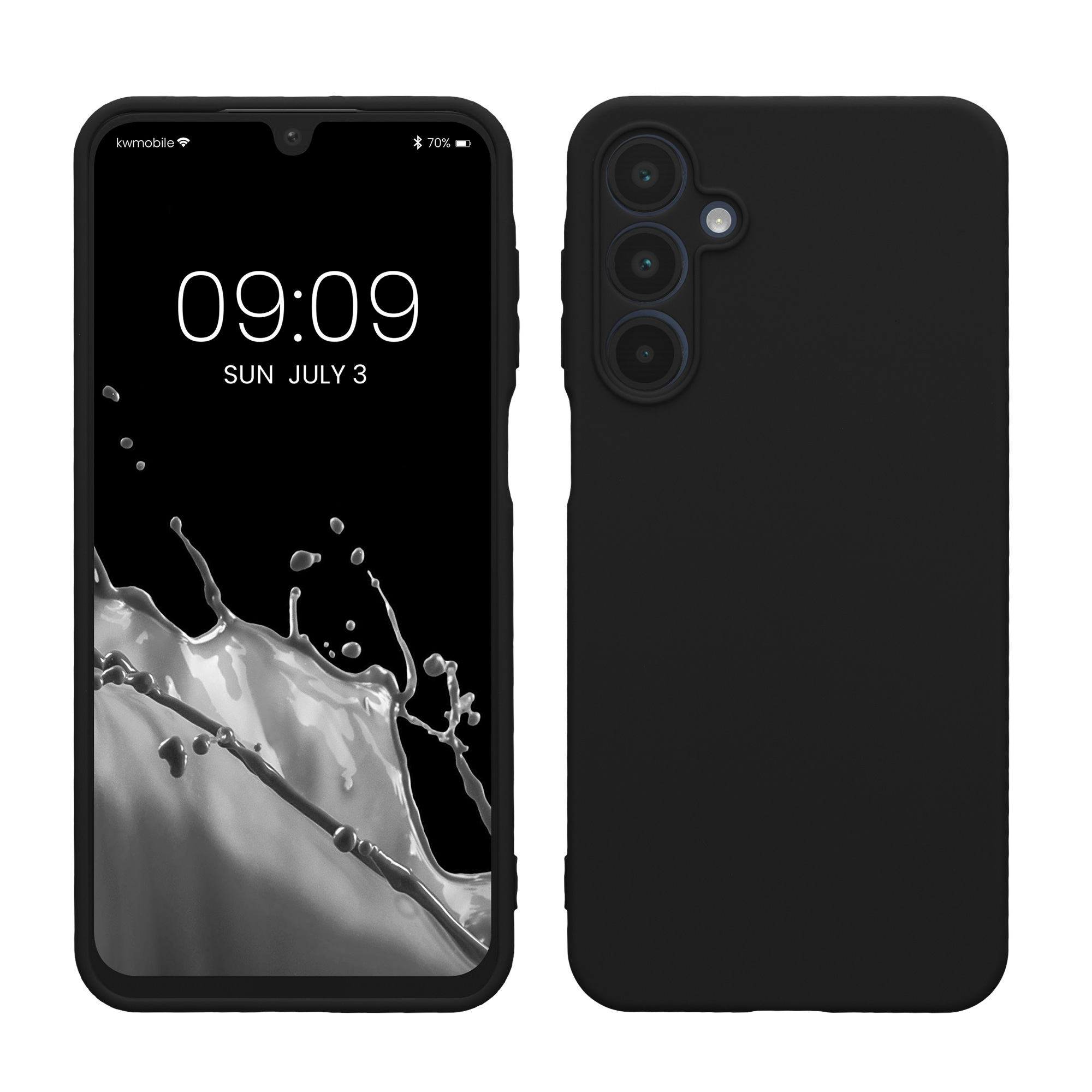 Kryt na mobil Samsung Galaxy A16 5G kwmobile slim matný TPU Černá