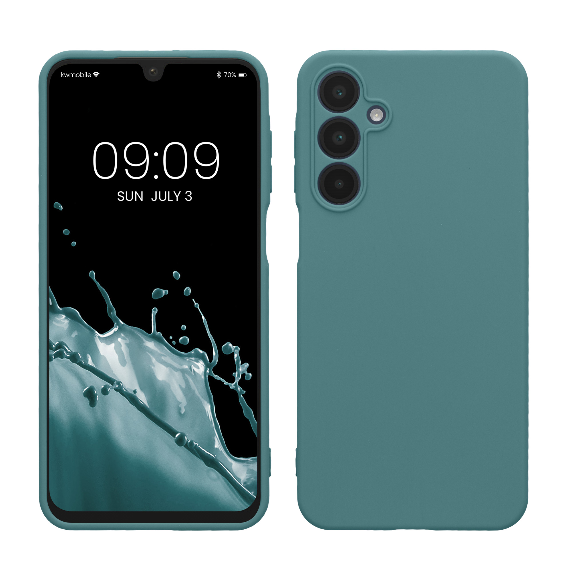 Kryt na mobil Samsung Galaxy A16 5G kwmobile slim matný TPU Arktická noc
