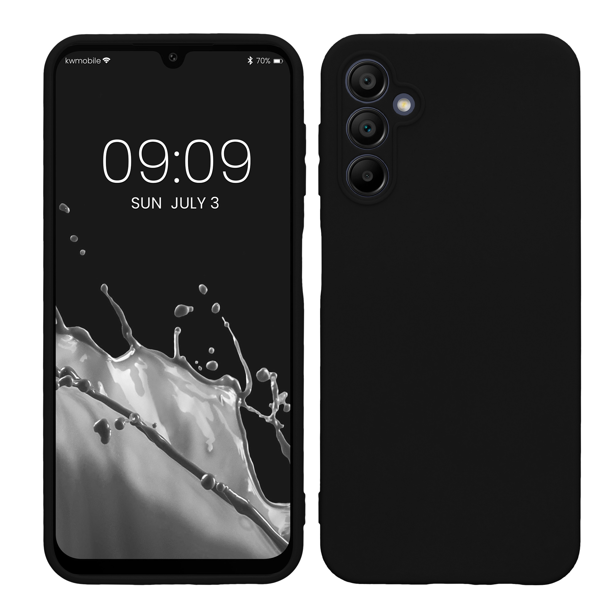 Kryt na mobil Samsung Galaxy A14 5G kwmobile slim matný TPU Černá