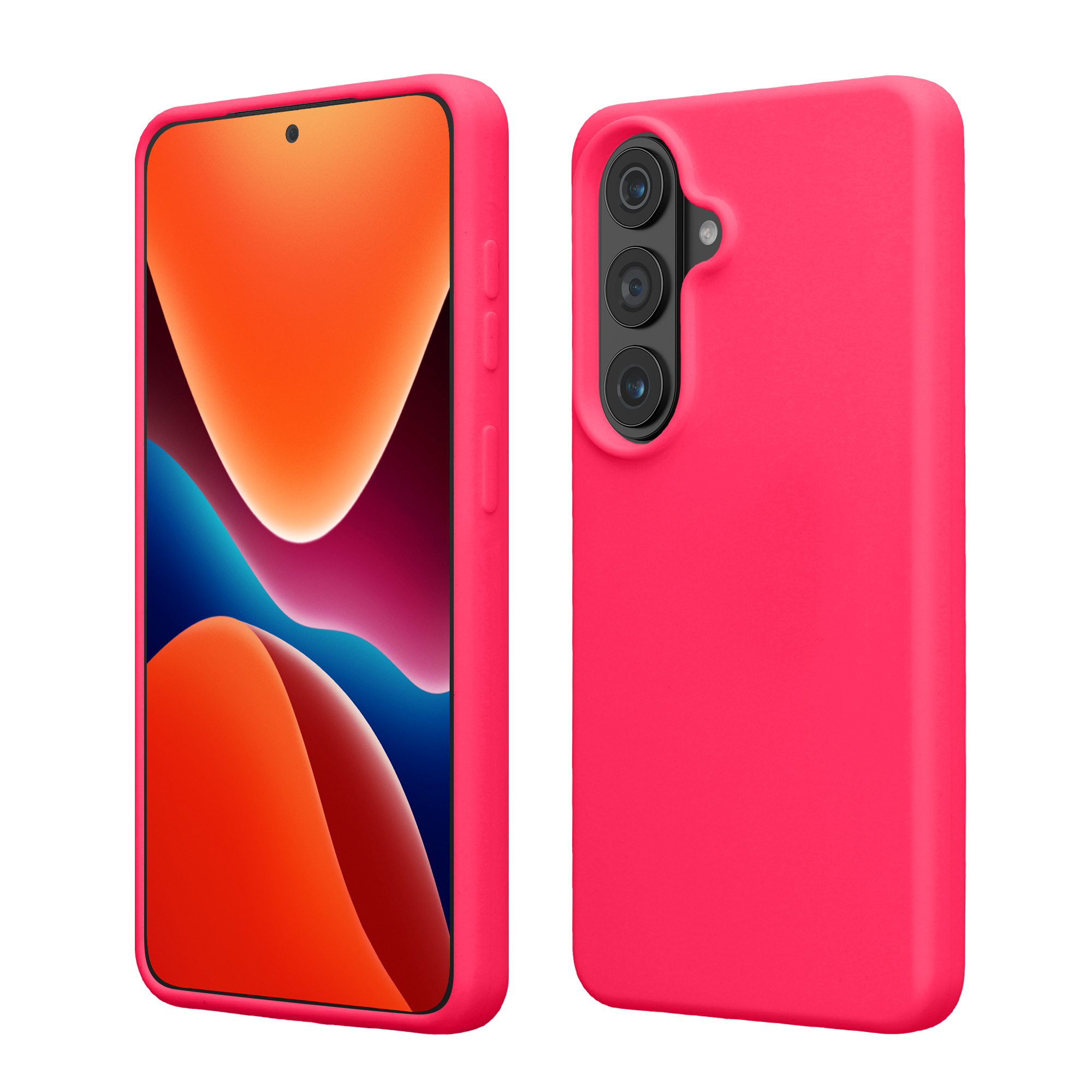 Pouzdro pro Samsung Galaxy S26 kwmobile silikonové - neonově růžová