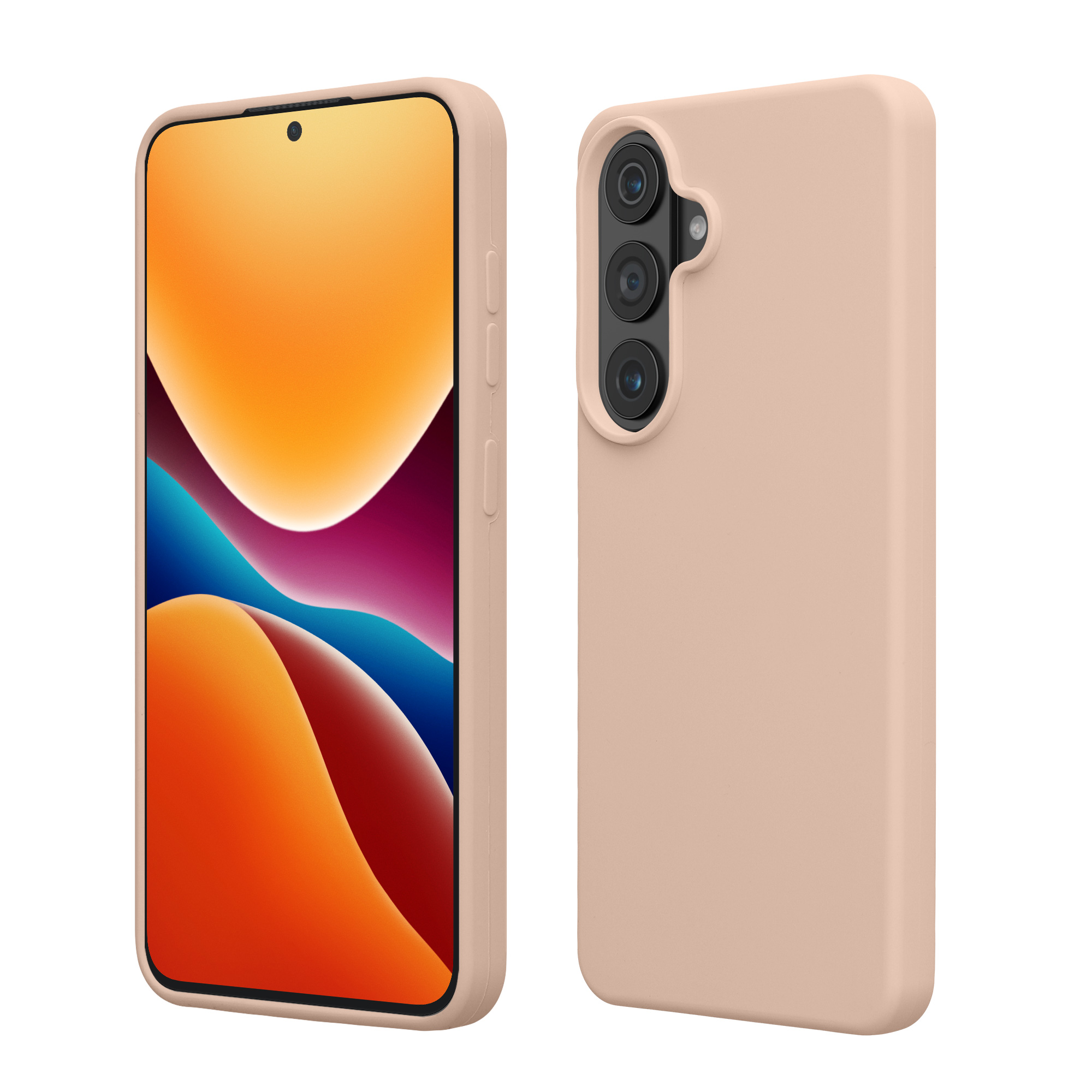 Pouzdro pro Samsung Galaxy S26 Plus kwmobile silikonové - matná starorůžová