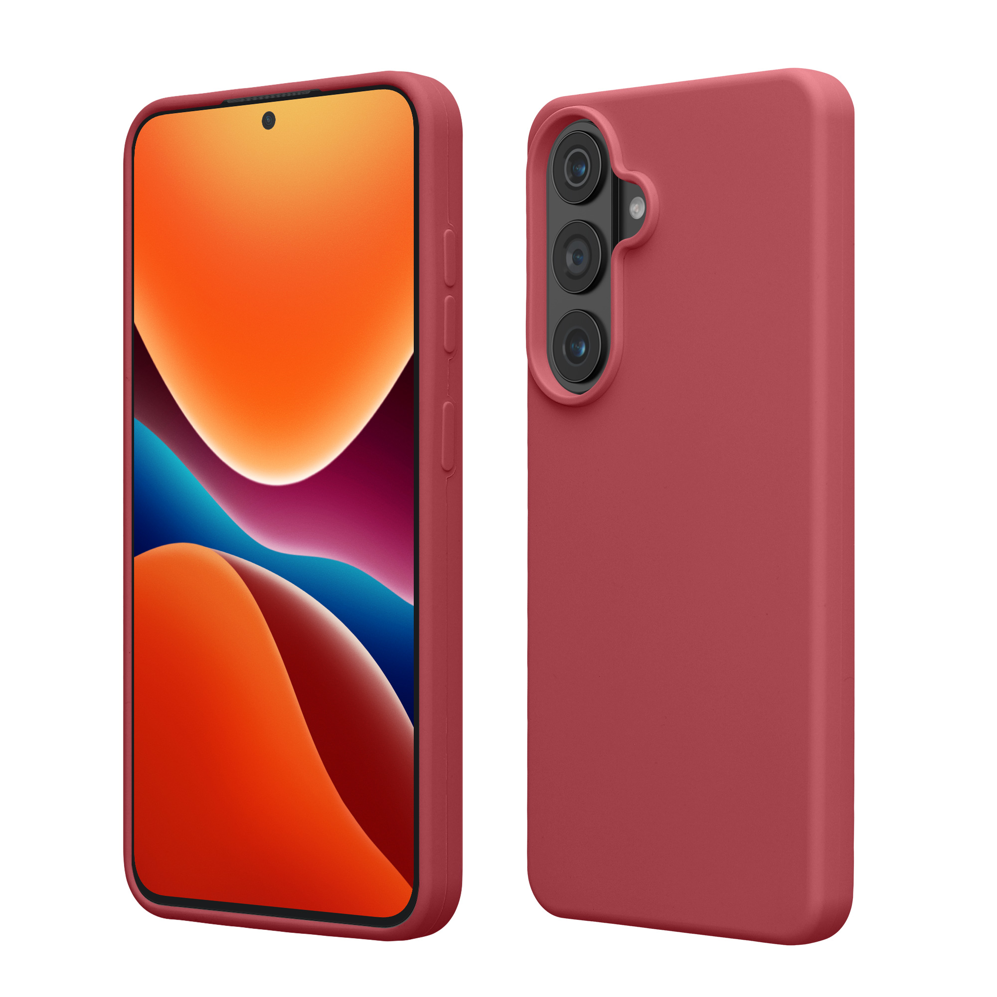 Pouzdro pro Samsung Galaxy S26 Plus kwmobile silikonové - tmavě starorůžová