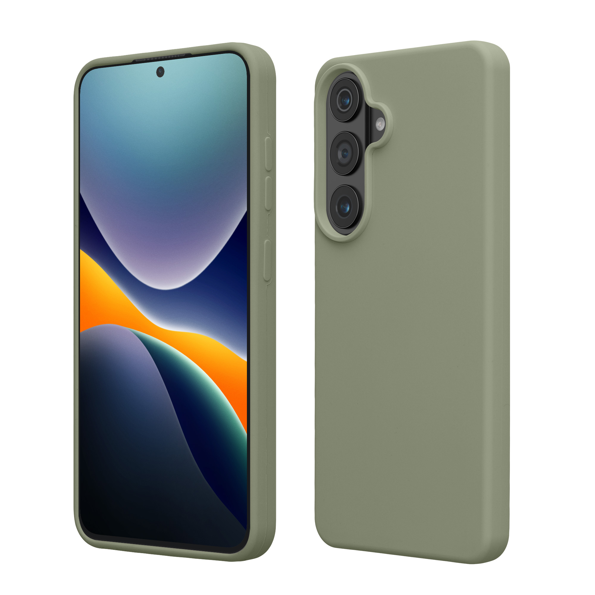 Pouzdro pro Samsung Galaxy S26 Plus kwmobile silikonové - šedozelená