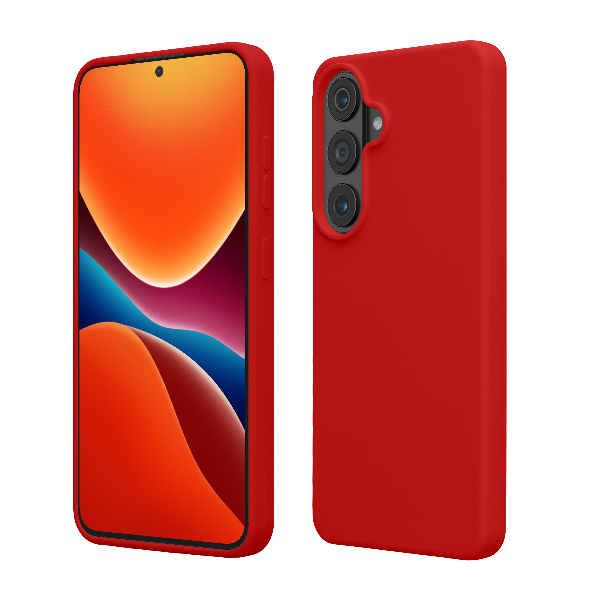 Pouzdro pro Samsung Galaxy S26 Plus kwmobile silikonové - klasická červená