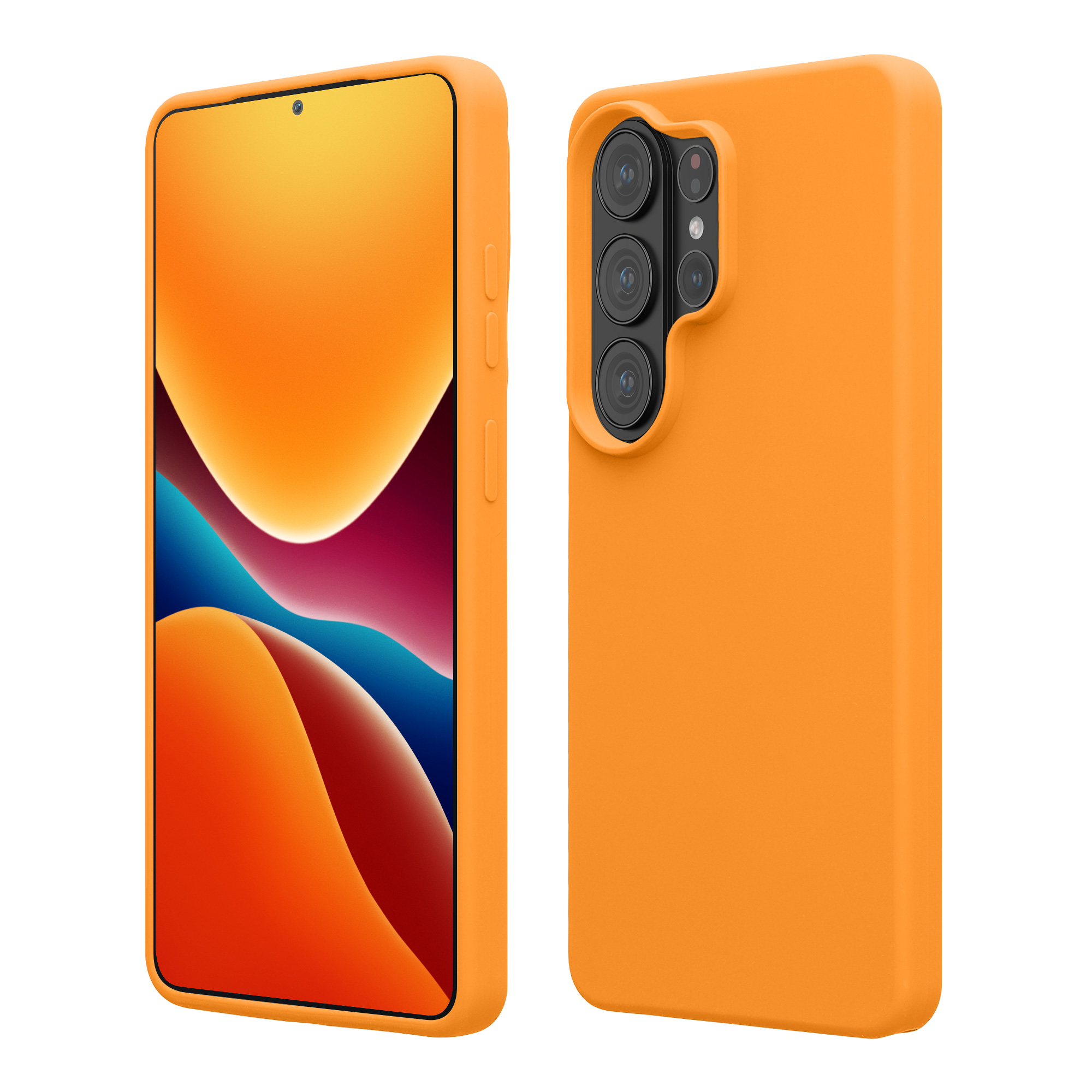 Pouzdro pro Samsung Galaxy S26 Ultra kwmobile silikonové - ovocná oranžová